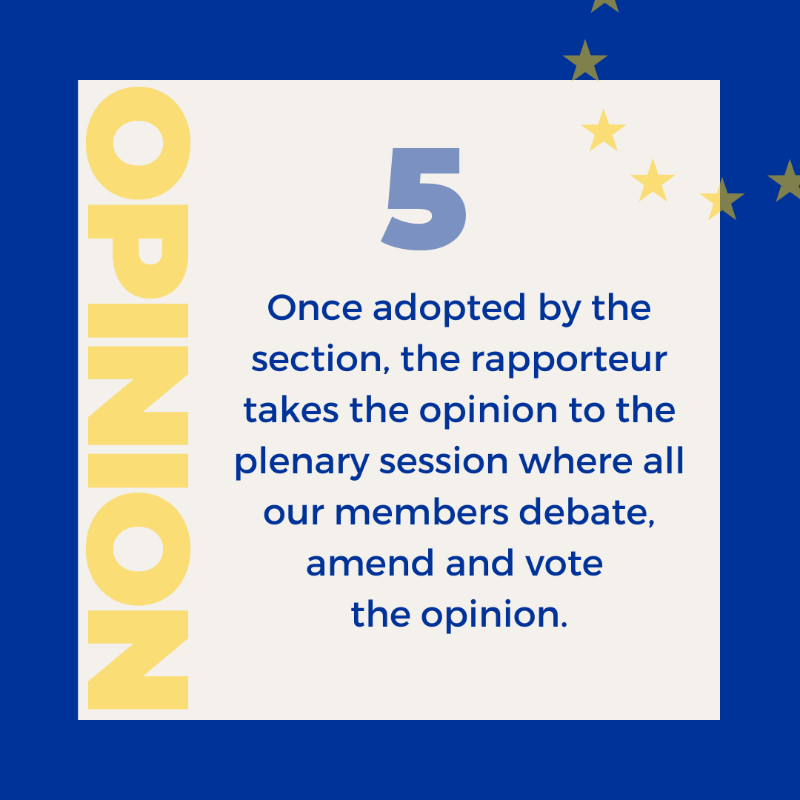 EU_EESC's tweet photo. How do our opinions come to life?

The @Europarl_EN, the @EUCouncil &amp; the @EU_Commission are legally obliged to consult us when passing new laws.

They send us their legislative proposals  &amp; this is when our work starts.

We help shape EU laws more attuned to citizens' needs. ↓