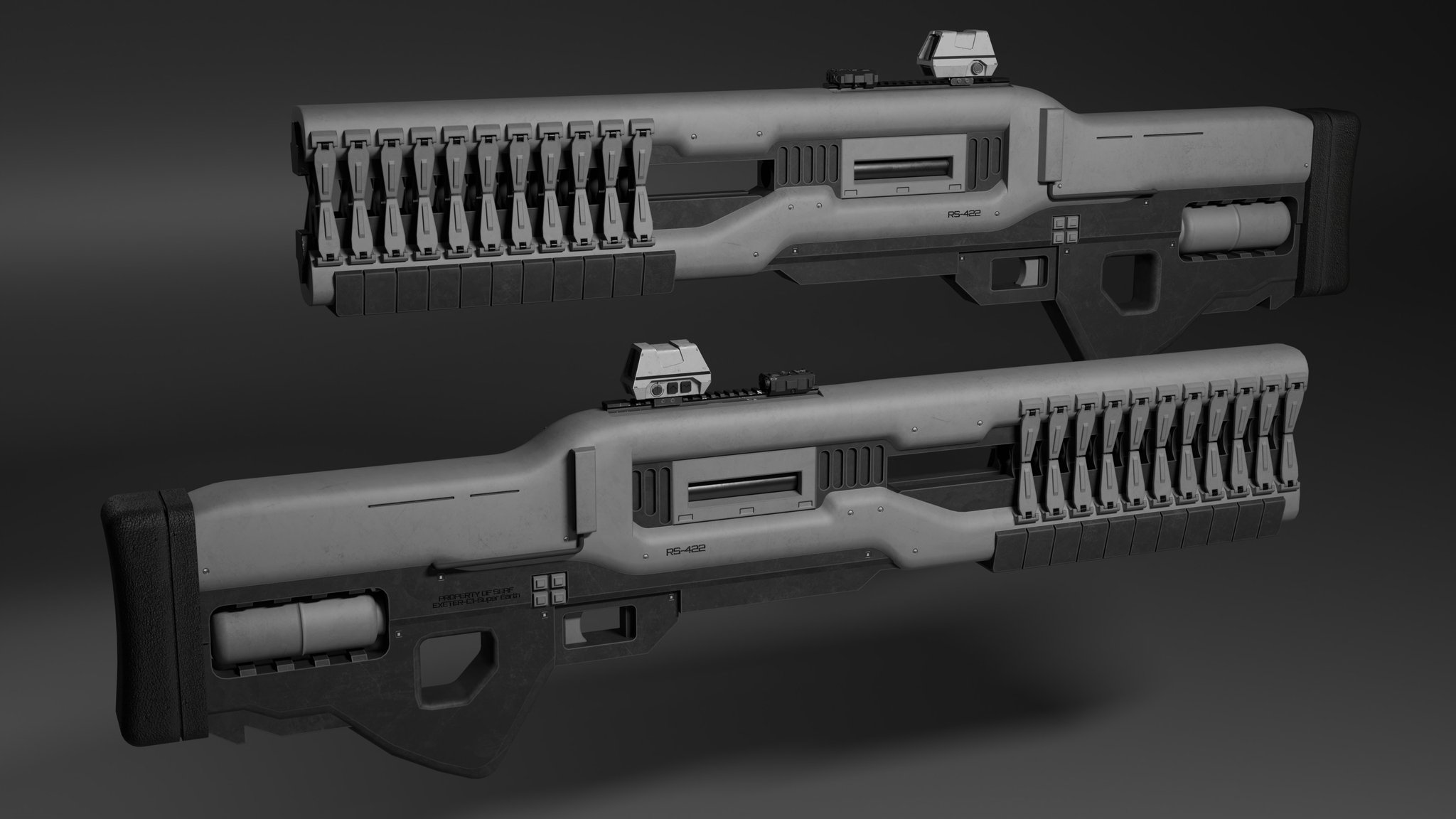 Mark Hood on X: "RS-422 Railgun from #HelldiversII https://t.co/ircyeO3RRw" / X