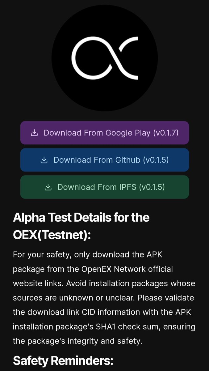 Cryptono79's tweet image. Update app OEX version 1.0.5✅
Playstore❌

oex.to/d/1YthLy9