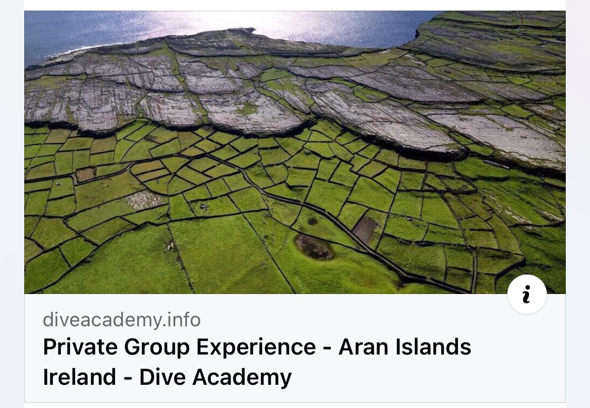 ☘️🤿Here at Dive Academy we offer personalized and private diving experiences, ensuring that you can enjoy the underwater world with your club, friends or family in an intimate setting: diveacademy.info/group-dive-tri… #AranIslands #Ireland #WildAtlanticWay