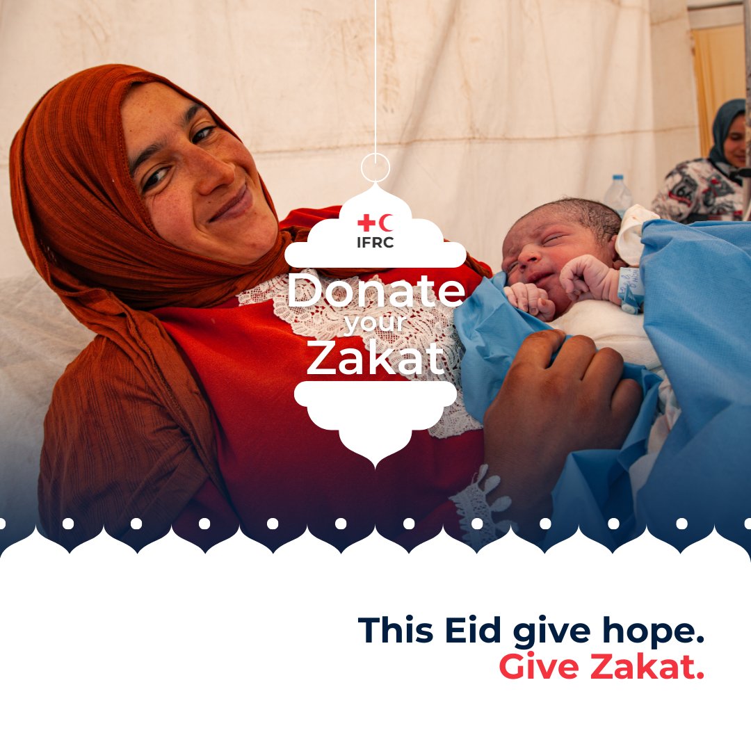 The @IFRC wishes a happy Eid to all those celebrating around the world. This Eid, your Zakat could support all our life-saving work around the world. As the world’s largest network of locally based humanitarian organizations and volunteers, the IFRC is uniquely positioned to…