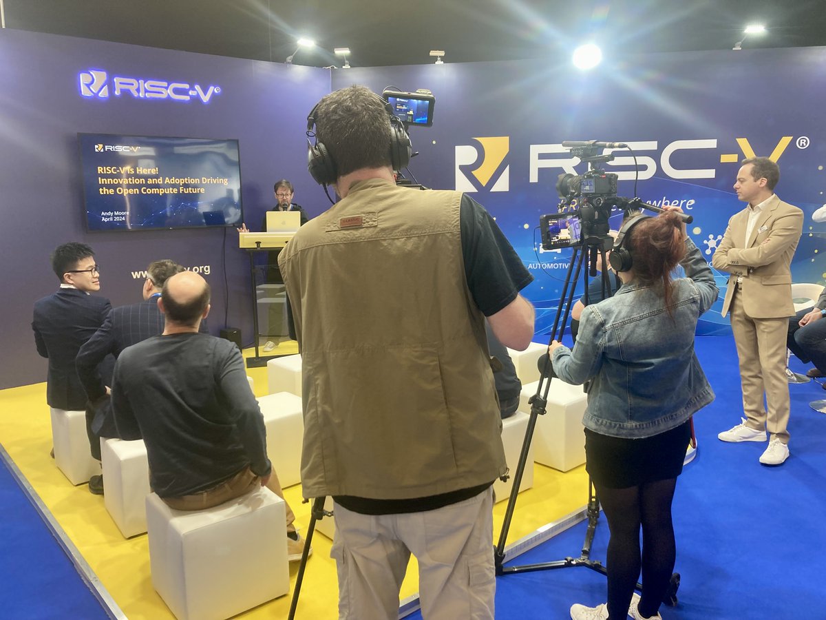 RISC-V is here! We're at Embedded World '24 RISC-V (Hall 5, Stand 5-119), come by to learn about the most prolific and open Instruction Set Architecture in history! #ew2024 #RISCVEverywhere