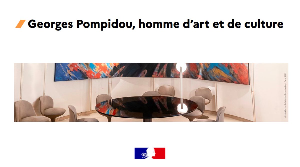 📌 Lu sur la page @eduscol_HDA À l’occasion du 50e anniversaire de la disparition de Georges Pompidou, des pistes pédagogiques pour aborder l’héritage de son action politique dans les domaines artistique et culturel 👉 eduscol.education.fr/4002/georges-p… @IG_Pompidou @eduscol_HG