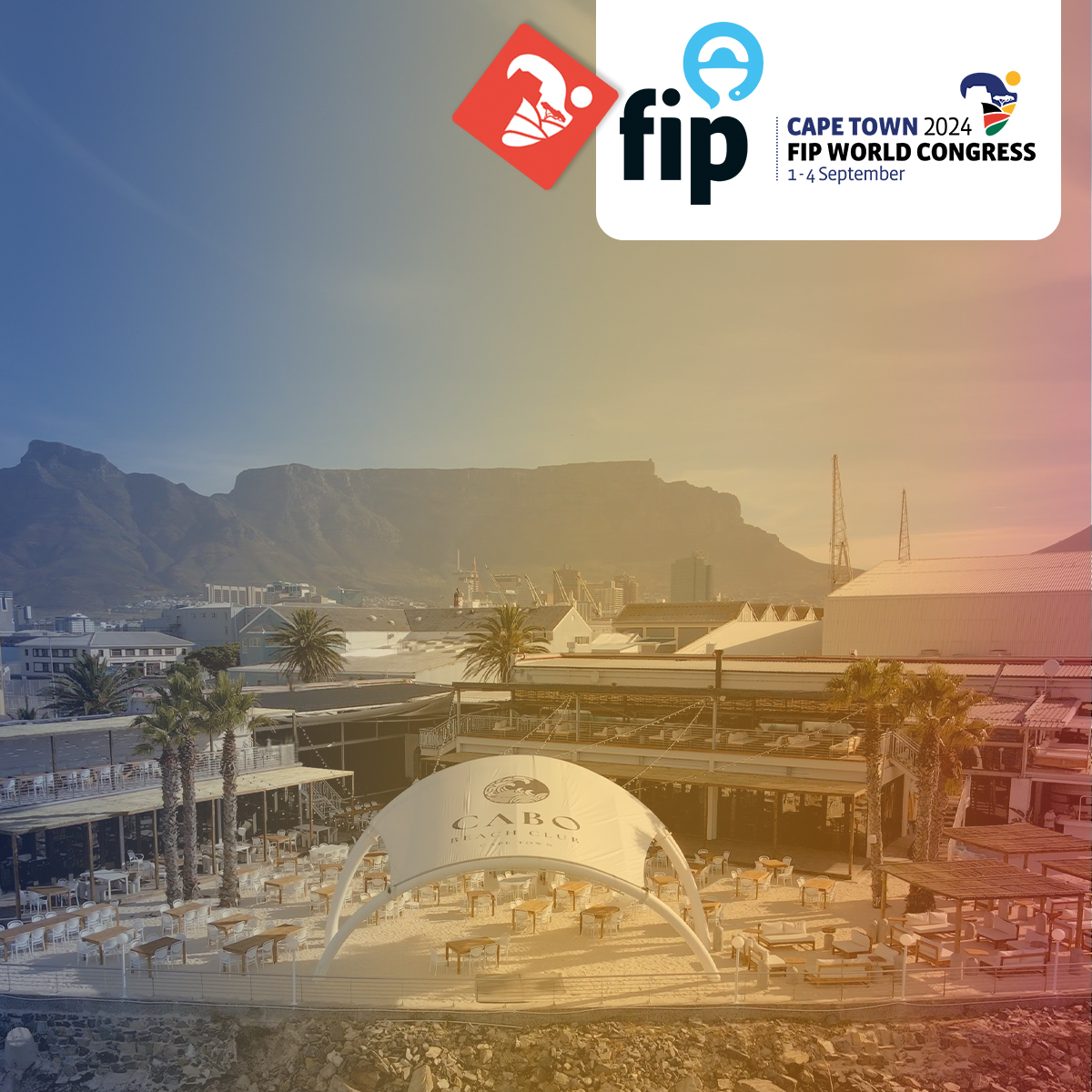 Join us for an unforgettable evening at the #FIPCongress closing dinner at the renowned Cabo Beach Club, South Africa, offering a stunning backdrop of Cabo's most popular beach. Secure your dinner tickets alongside your congress registration here: capetown2024.fip.org/registration/r…