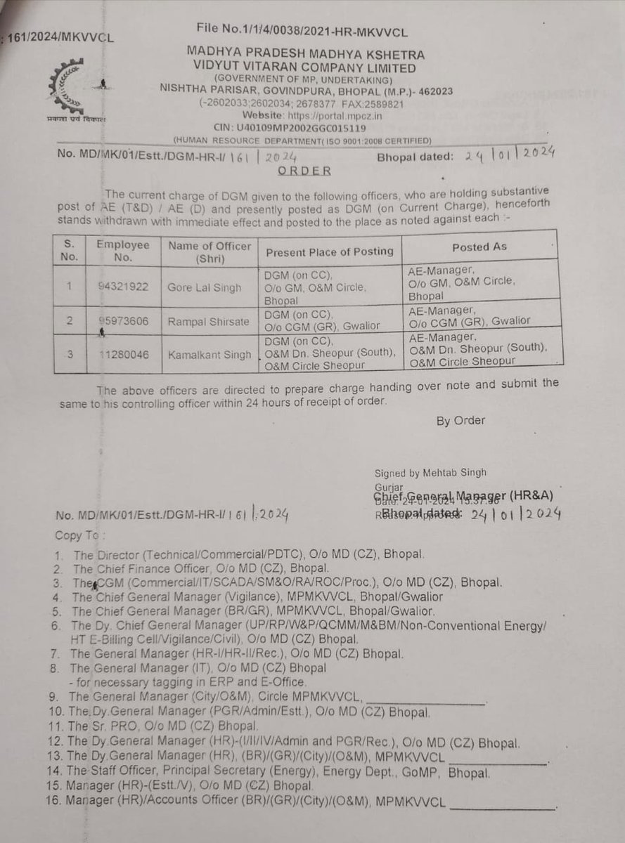 सरकार के चेहते विधुत विभाग के भ्रष्टाचारी अधिकारी कमलकांत सिंह पर मध्यप्रदेश सरकार मेहरबान आचार सहिंता की लगातार उड़ा रहा है धज्जियां कृपया निर्वाचन आयोग संज्ञान में ले
<a href="/ECISVEEP/">Election Commission of India</a> <a href="/CEOMPElections/">Chief Electoral Officer, Madhya Pradesh</a> 
<a href="/Energy_MPME/">Energy Department, MP</a> <a href="/SpokespersonECI/">Spokesperson ECI</a> <a href="/raghurajmr/">bet365/亚博体育/开云体育/欧洲杯/雷竞技/EBET真人/买马/水果丛林/星空体育</a>  <a href="/ManuSri_IITD/">Manu Srivastava</a>