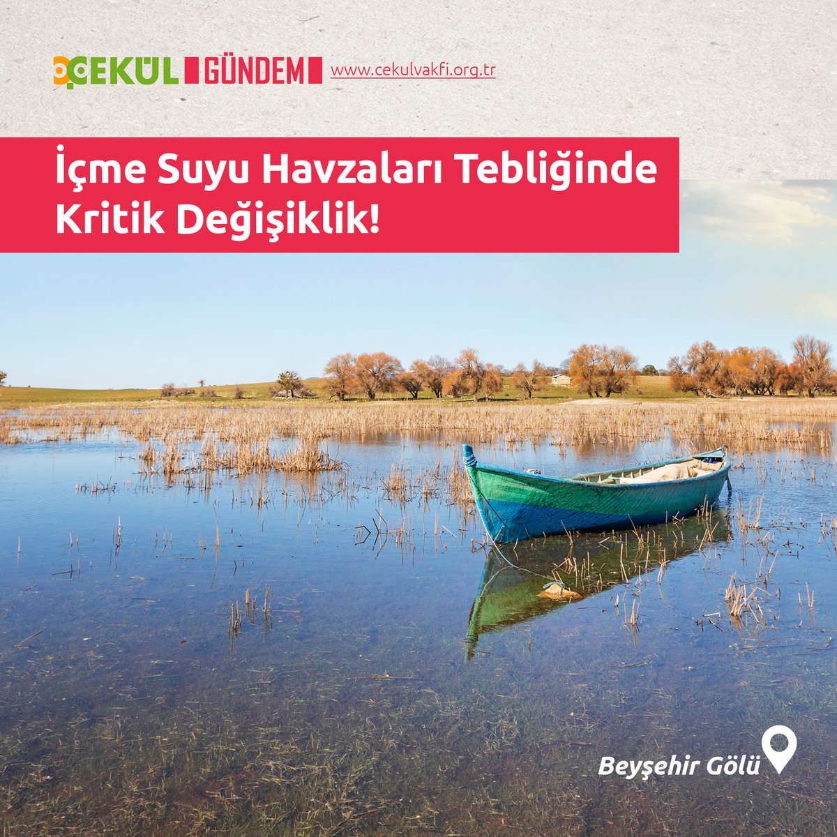 🔴6 Nisan tarihli Resmi Gazetede yayımlanan Tarım ve Orman Bakanlığının yaptığı değişiklikle içme suyu havzaları bakanlık tarafından hazırlanacak raporla imar, madencilik faaliyetlerine açılabilecek. Prof. Dr. Ünal Akkemik bu kritik değişikliği yorumladı: 
cekulvakfi.org.tr/haber/icme-suy…