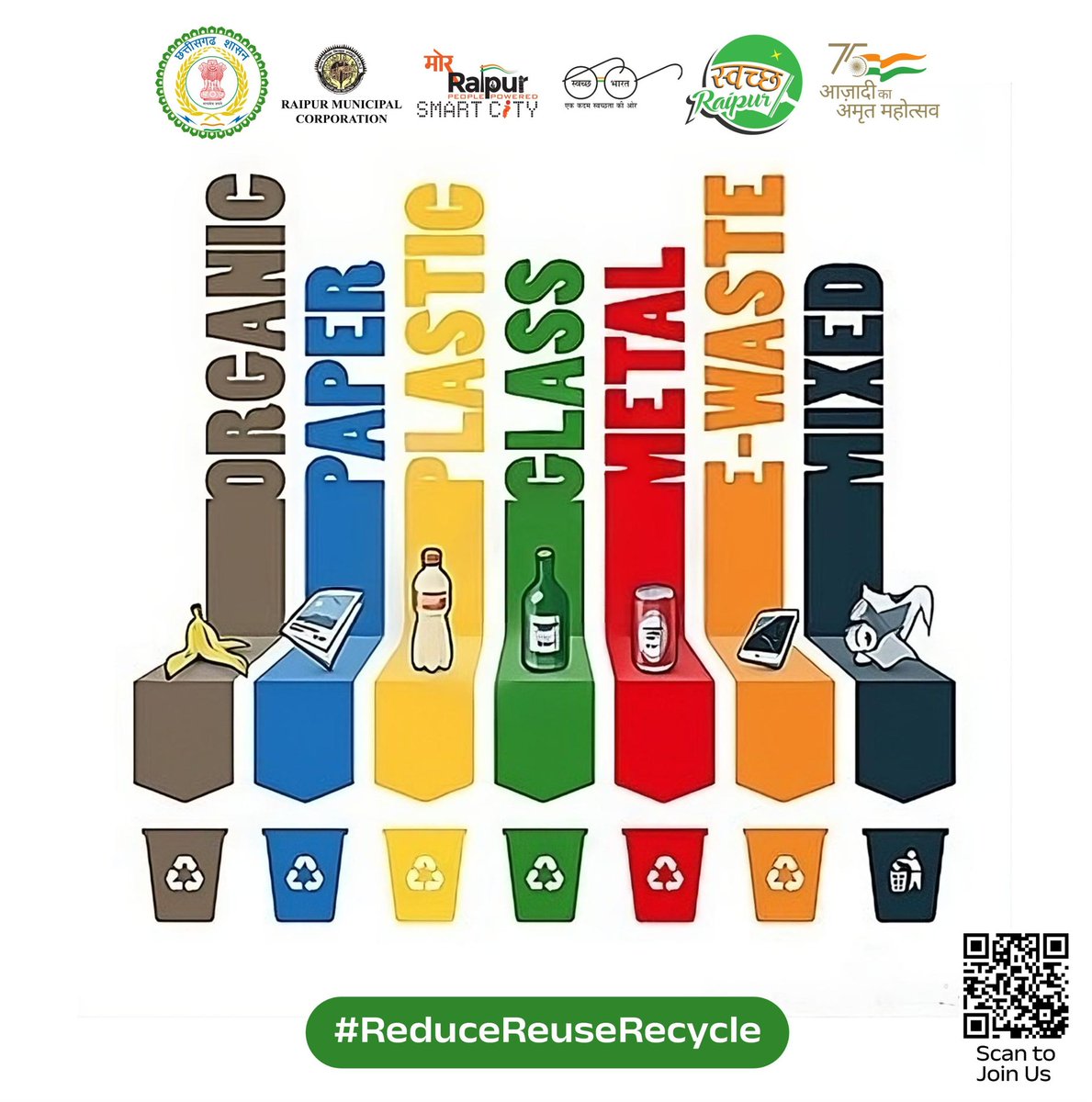 Transforming habits for a sustainable future! 🌱♻️ Segregate waste to unlock its potential. Let's #reduce, #reuse, and #recycle to protect our planet for generations to come. Together, we can make a difference! 💚 #WasteSegregation #ReduceReuseRecycle #SwachhSurvekshan2024