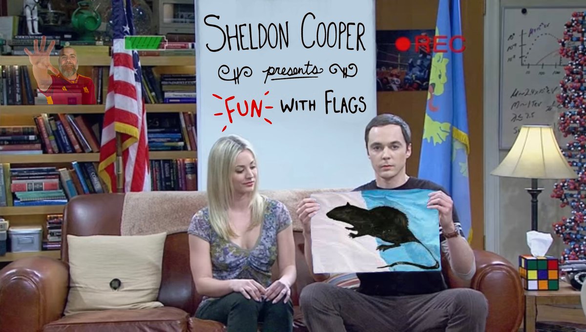 Nuovo appuntamento con Sheldon Cooper…!!
#SheldonCooper #funwithflags #thebigbangtheory