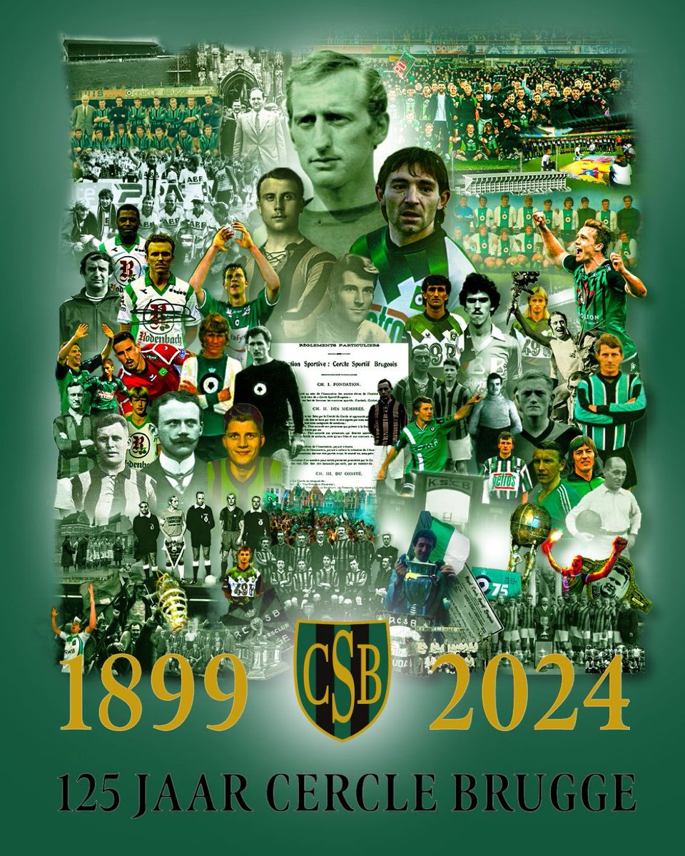 De ploeg van mijn jeugd en mijn groen-zwart-hart #CercleBrugge bestaat 125 jaar: proficiat! Dankbare herinneringen aan Urbain Braems, Julien Verriest, Morten Olsen, Robert Braet, Sören Skov, Urbain Braems en mijn veel te vroeg gestorven Kroatische vriend Josip Weber. Leve de…