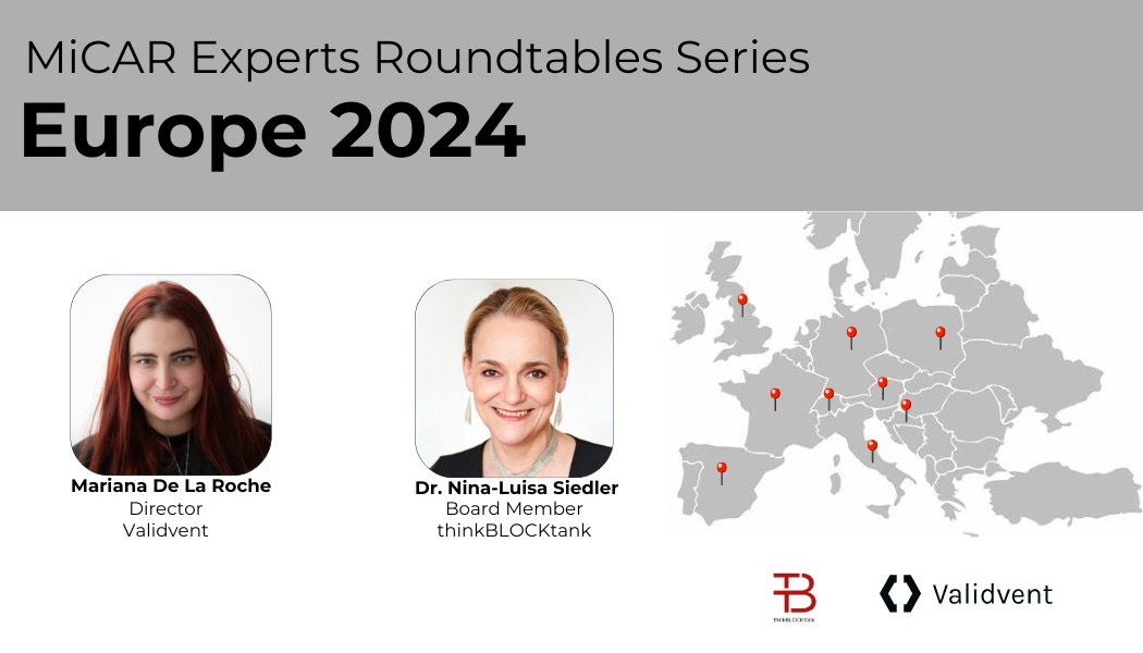 validvent's tweet photo. ๐ MiCAR Roundtable Experts Series
As part of our ongoing commitment to advancing dialogue and promoting the further legal development within the blockchain and cryptocurrency sectors, @thinkBLOCKtank (tBt) and #Validvent are orchestrating a series of high-level roundtable discussions across Europe, focusing on the MiCAR implementation. These are not (public) educational sessions but expert discussions. Our goal is to foster in-depth dialogues between regulators, practitioners, and public authorities on various aspects of MiCA, aiming at increasing legal certainty for the Web3 space.
Organized in collaboration with key stakeholders, each of the roundtables is an exclusive invite-only workshop that limits participation to 30 distinguished guests per event. These include a mix of expert advisors and representatives of public authorities and regulators. At the core of each session are presentations by the rapporteurs of the event, presenting very specific practical challenges when applying MiCAR and guiding the discussion in search for a solution. Insights from these roundtables will be consolidated into a comprehensive report.
Kick-off was in London on the 23rd of March and further roundtables are already organised in other EU cities. Stay tuned for more information and reach out to @ninsie3 and @Marianadlrw if you are interested in contributing to one of the upcoming roundtable workshops.
๐ Thank you to all our partners:
@austria_in_UK
AML Incubator
@apcoworldwide
Austrian Federal Economic Chamber
@BerlinPartner
@Bitpanda
@BlockchainforEU
@EUBLASORG
@Unibocconi
@CrystalPlatform
@MergeMadrid
@NaegeleLAW
@Uni_of_Nicosia
Office for Financial Market Innovation & Digitalisation
@STADLER_VOELKEL
@TaxBit
@UbiKhr
Vienna Business Agency
โจ With the support of:
@bundesblock
@EUBlockchain
@INATBA_org