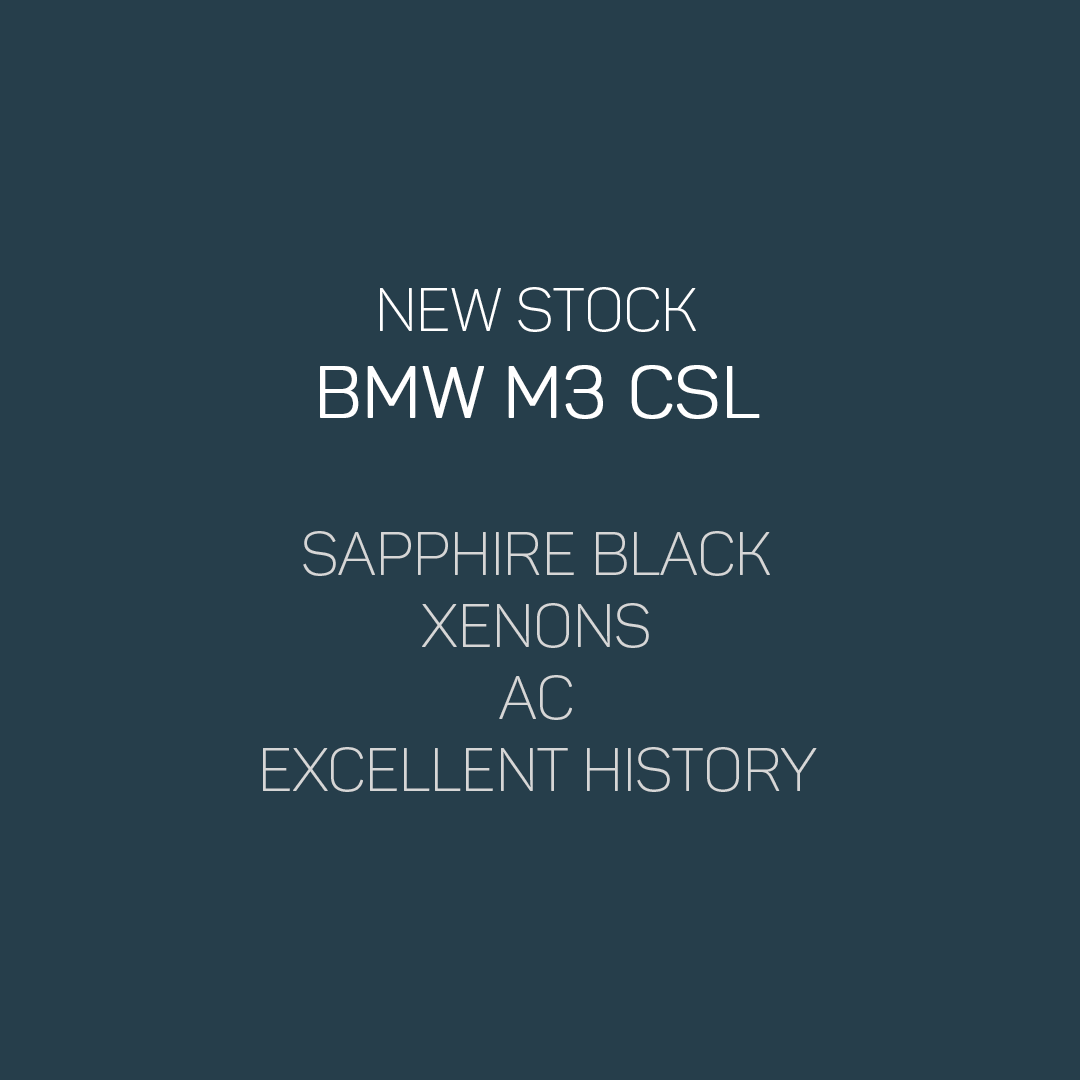 Millennium_hero's tweet photo. NEW STOCK; BMW M3 CSL
Sapphire Black // Xenons // AC // Excellent History
https://t.co/o2cISkdOJS #BMWM3CSL #M3CSL #MillenniumHeroes https://t.co/zUUk1BUrZs