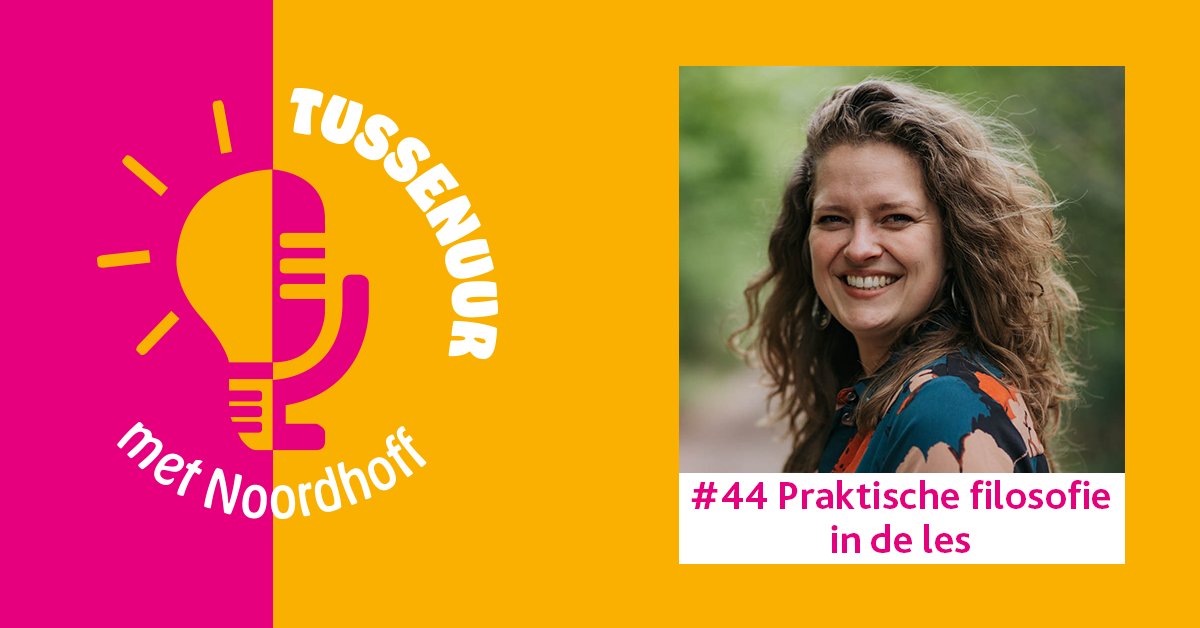 Hoe geef je kritisch denken in het onderwijs vorm? In Tussenuur met Noordhoff vertelt Elke Wiss, filosoof en auteur van ‘Socrates op Sneakers’, over wat kritisch denken is en wat het oplevert voor jezelf, je leerlingen en de maatschappij

🎧 Luister hier: tinyurl.com/52bpkn6h