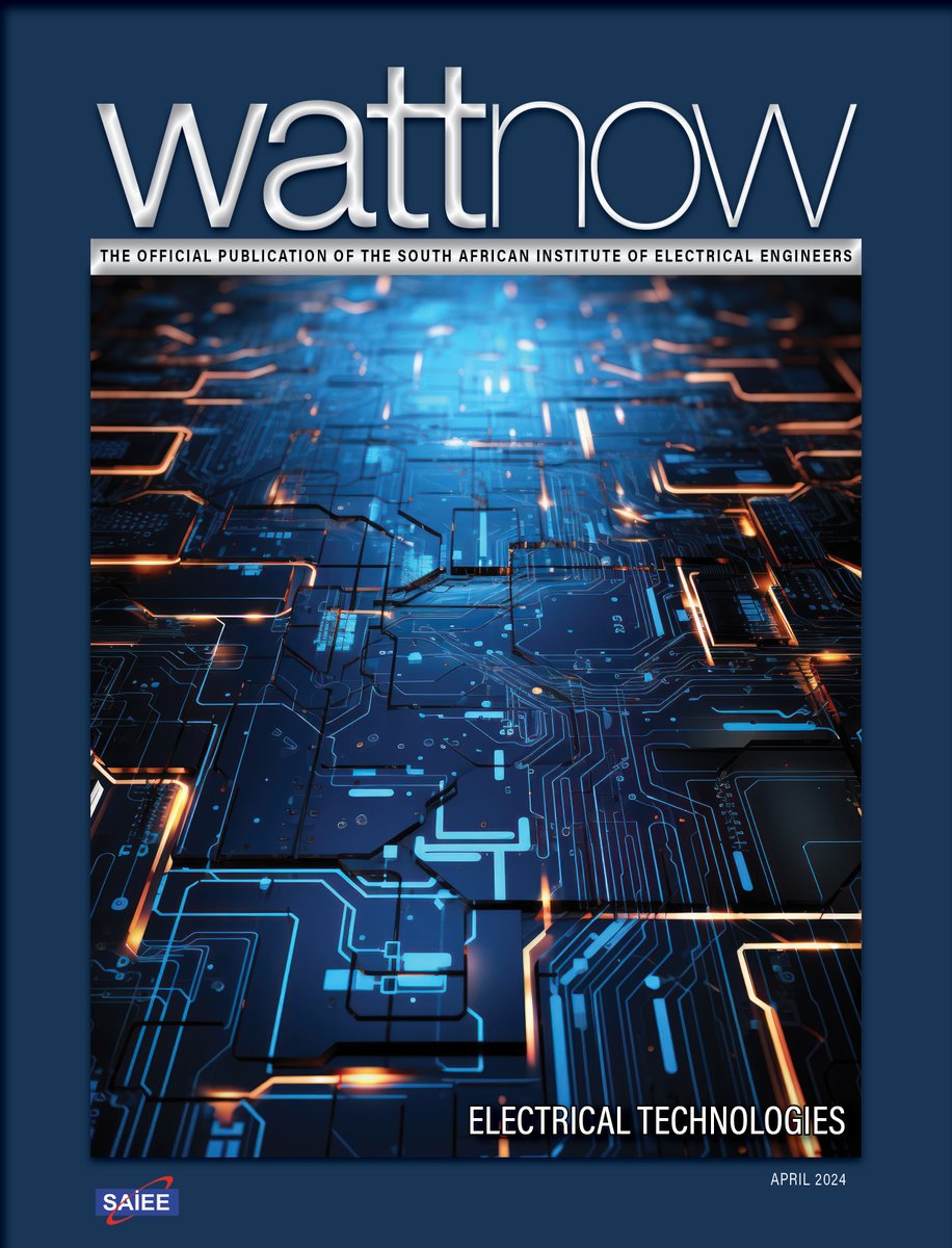 SAIEE's tweet image. The wattnow April issue, featuring Electrical Technologies, is out now. Read or download your copy here: bit.ly/wattnowapril20…

Enjoy the read!

#SAIEE #wattnow #ElectricalTechnologies
