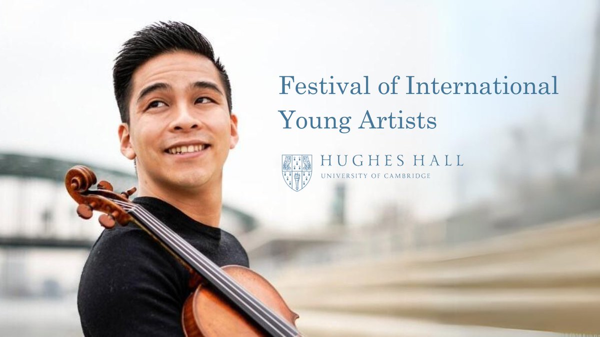 The Hughes Hall Festival of International Young Artists is back! 🎻🎹 Join us on 11 April for talented musicians performing incredible music, for free. Sign ups close soon - get your ticket now: hughes.cam.ac.uk/about/events/f…