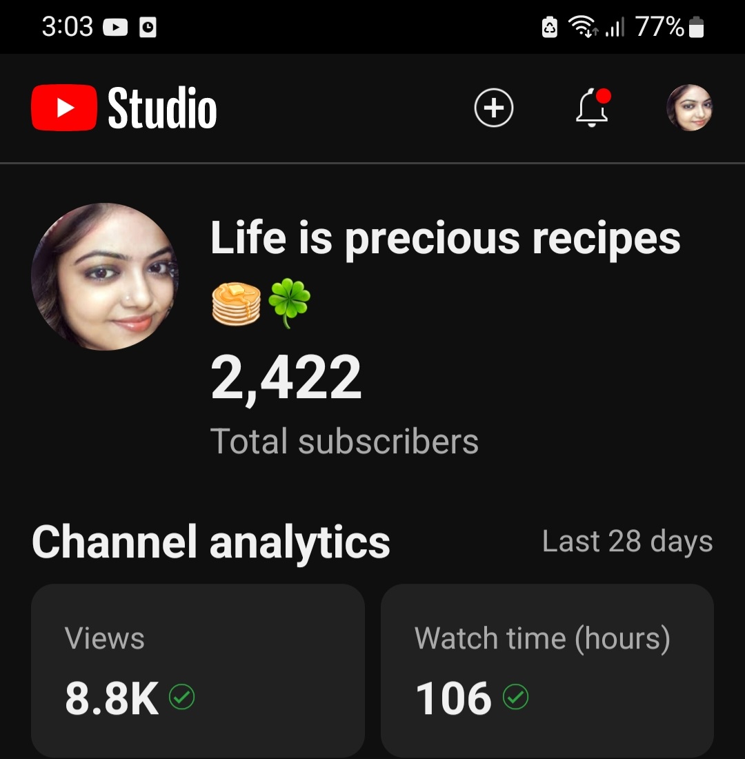 2422

Are there any food and recipes lovers out there?
#YouTube
#foodblogger 
#Foodies
Anyone?