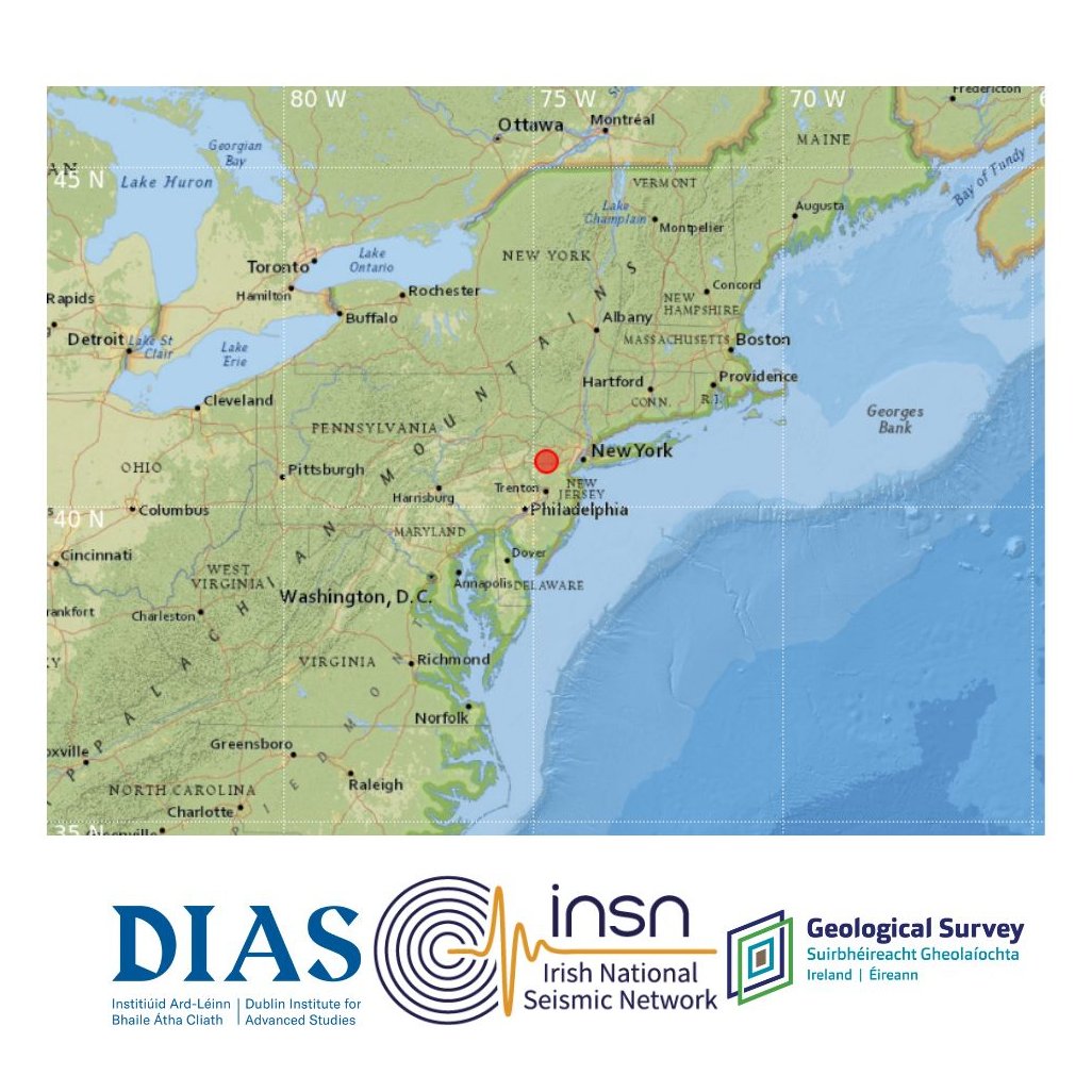 M4.8  #earthquake in New Jersey, U.S.A. from 2024/04/05, recorded by stations of the Irish National Seismic Network (INSN).  

More info at: insn.ie/2024-04-05-m4-…

@DIAS_Dublin @GeolSurvIE
#DIASdiscovers