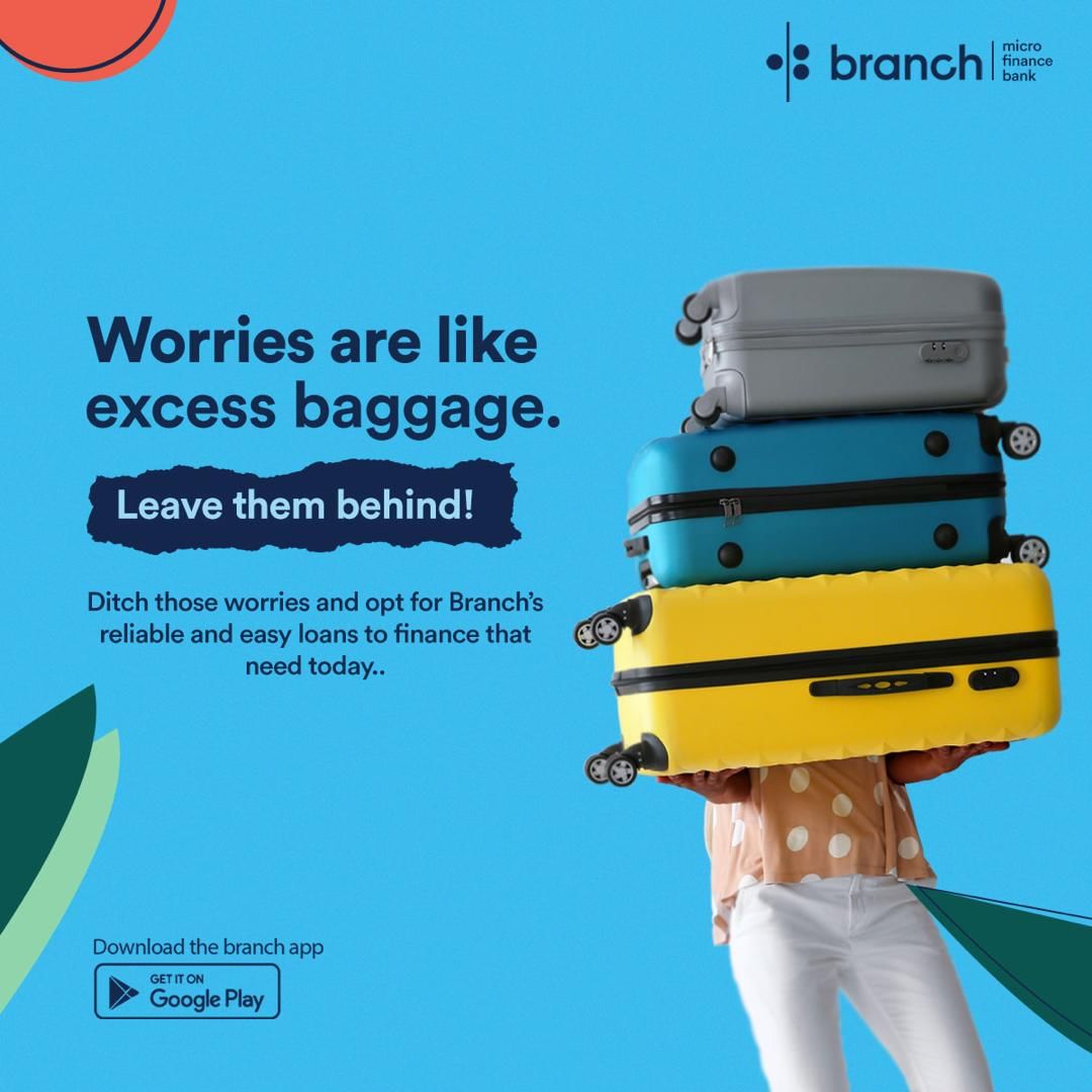 Need cash? Don't stress or worry - instead, download Branch and get a loan in under 30 minutes #BranchLoans #BetterthanYourBank