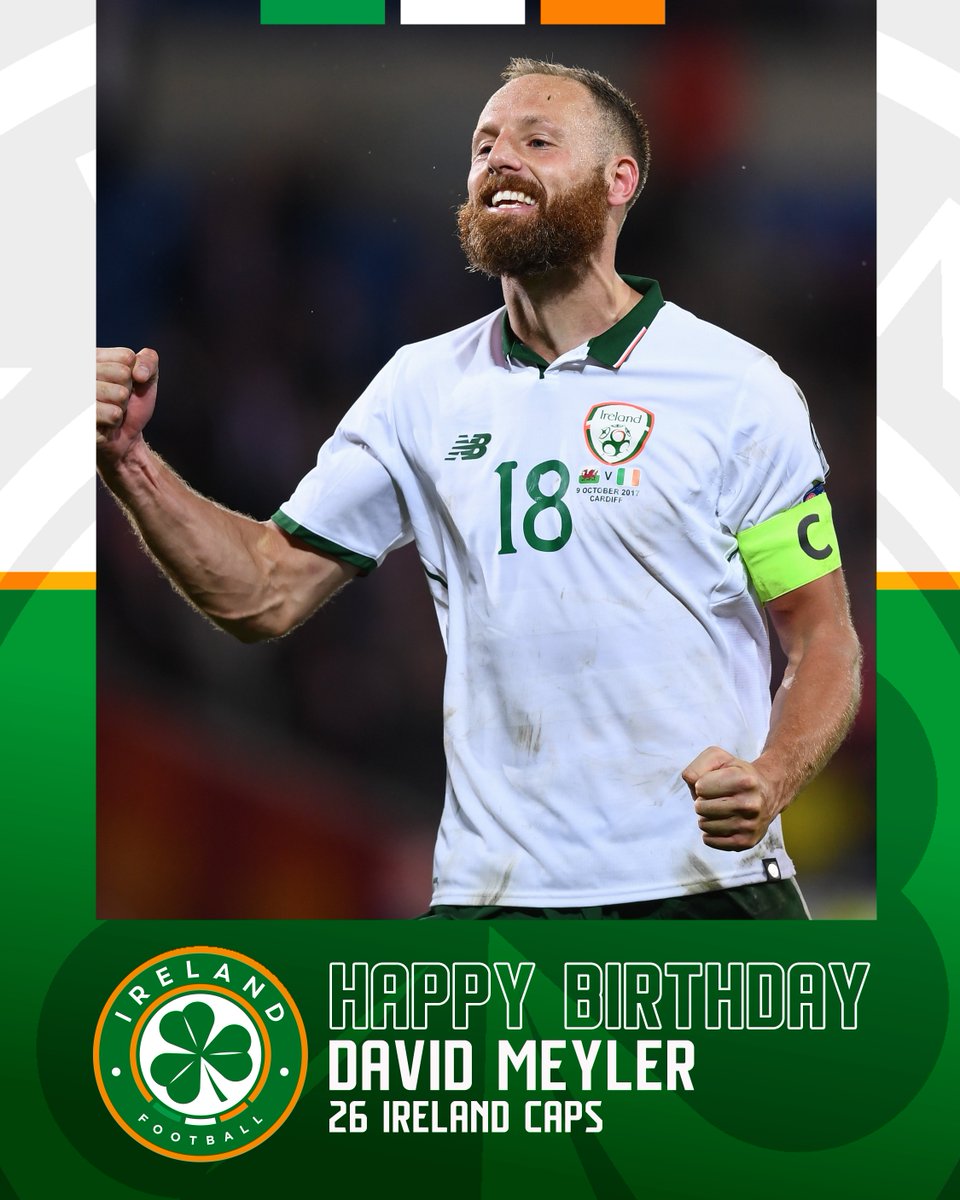 Sending birthday wishes to former Ireland international & current MU17 assistant coach @DavidMeyler ☘️🥳