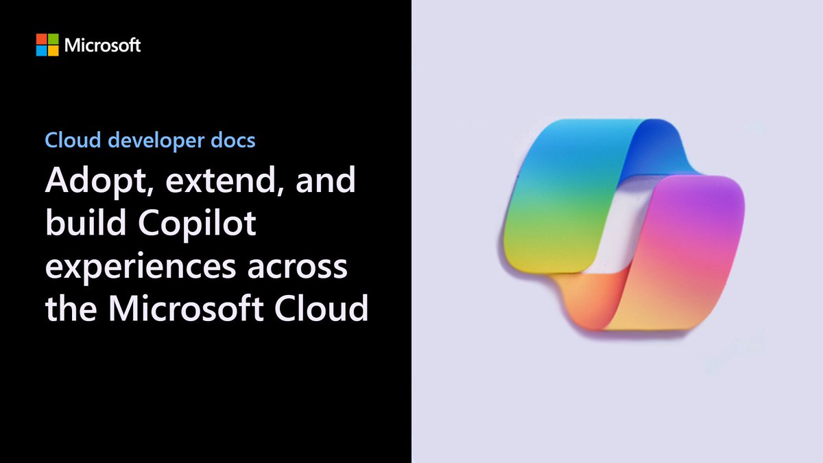 Microsoft Copilot enables organizations to enhance productivity, creativity, and data accessibility. Discover how to build #Copilot experiences across the #MicrosoftCloud: msft.it/6013c4bft