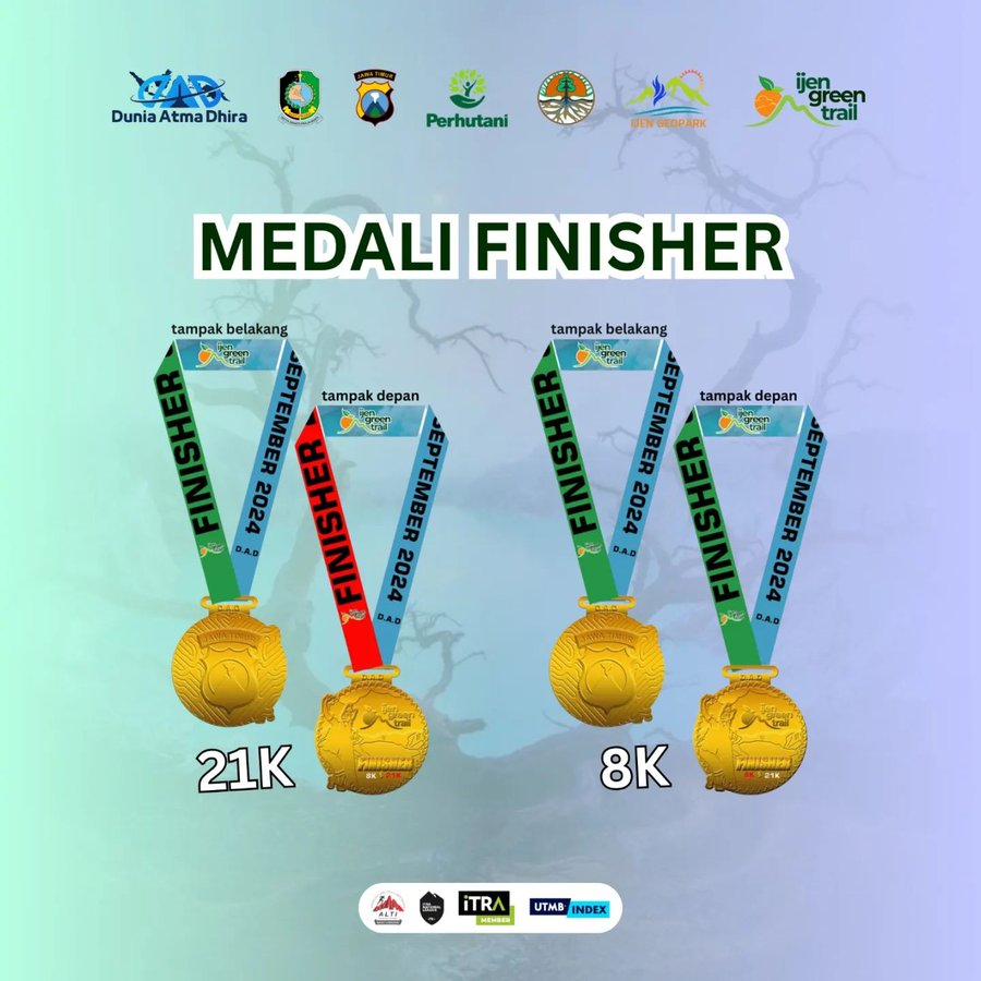 Medali 🏅 Ijen Green Trail 2024
