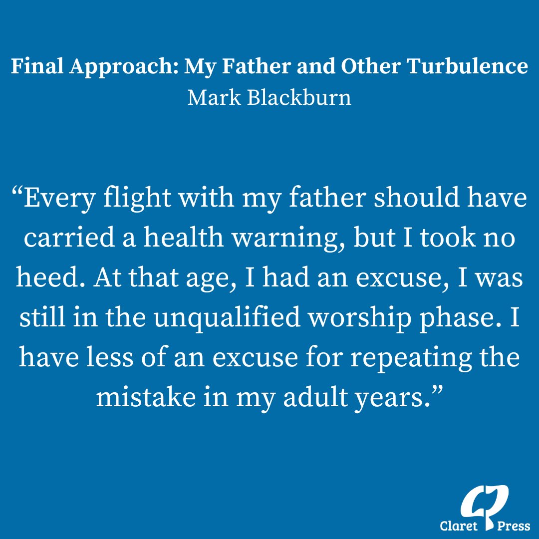 📖 Here’s a brief extract from the prologue of #FinalApproach ✈️ Final Approach by @markblackburn follows the turbulent flightpath between a jetsetting father and a planespotting son More details, including the full extract, at: claretpress.com/book/final-app… #BookTwitter #memoir