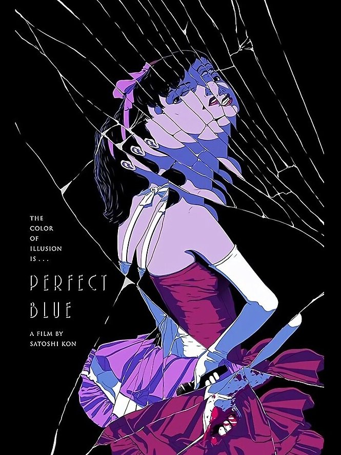 enbocacinefago's tweet photo. 🧠 Hoy, en películas capaces de volarte la cabeza: PERFECT BLUE (1997). 

De todas las películas anime que vi en mi pre-adolescencia, ya fuera alquiladas en el videoclub, compradas en VHS o tirando de la mula, sin duda, la que más me impactó fue Perfect Blue. La obra maestra de Satoshi Kon, director de otras grandes obras de animación como Millenniun Actress (2001), Tokyo Godfathers (2003) o Paprika, detective de los sueños (2006). 

Mima es la cantante de un famoso grupo musical japonés. Debido al fracaso de ventas de sus discos, su mánager decide apartarla del grupo y darle un papel en una serie de televisión. Mima cae entonces en una profunda depresión que la lleva a replantearse su vida y su carrera, pero su crisis se agrava cuando descubre que su vida está al alcance de cualquiera en Internet y que alguien la está vigilando. Cuando la serie empieza a emitirse por televisión, Mima comprueba que la ficción se reproduce en su vida real: sueño y realidad se confunden hasta el punto de cuestionarse su propia identidad. 

Un retorcido thriller psicológico que, por momentos, se vuelve terrorífico y perturbador, y que influyó casi a nivel de plagio, sin disimular, al mismísimo Darren Aronofsky para su película más exitosa: Cisne negro (2010). 

TRAILER ⬇️