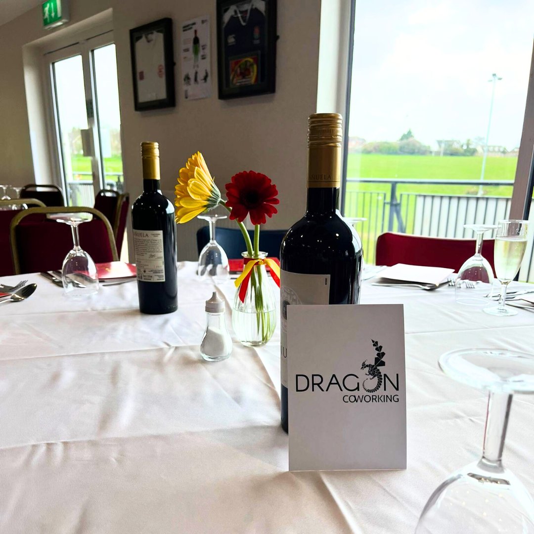 Dragoncoworking's tweet photo. We greatly appreciate our every-growing community and the joy and fun we have together. One of our latest outings was to the @MedwayRFC Business Lunch. A great day together, and a fantastic lunch hosted by the club 🐉

#MedwayRugbyClub #DragonCoworking #Medwaycoworkingspace https://t.co/3Y8K8t1myG