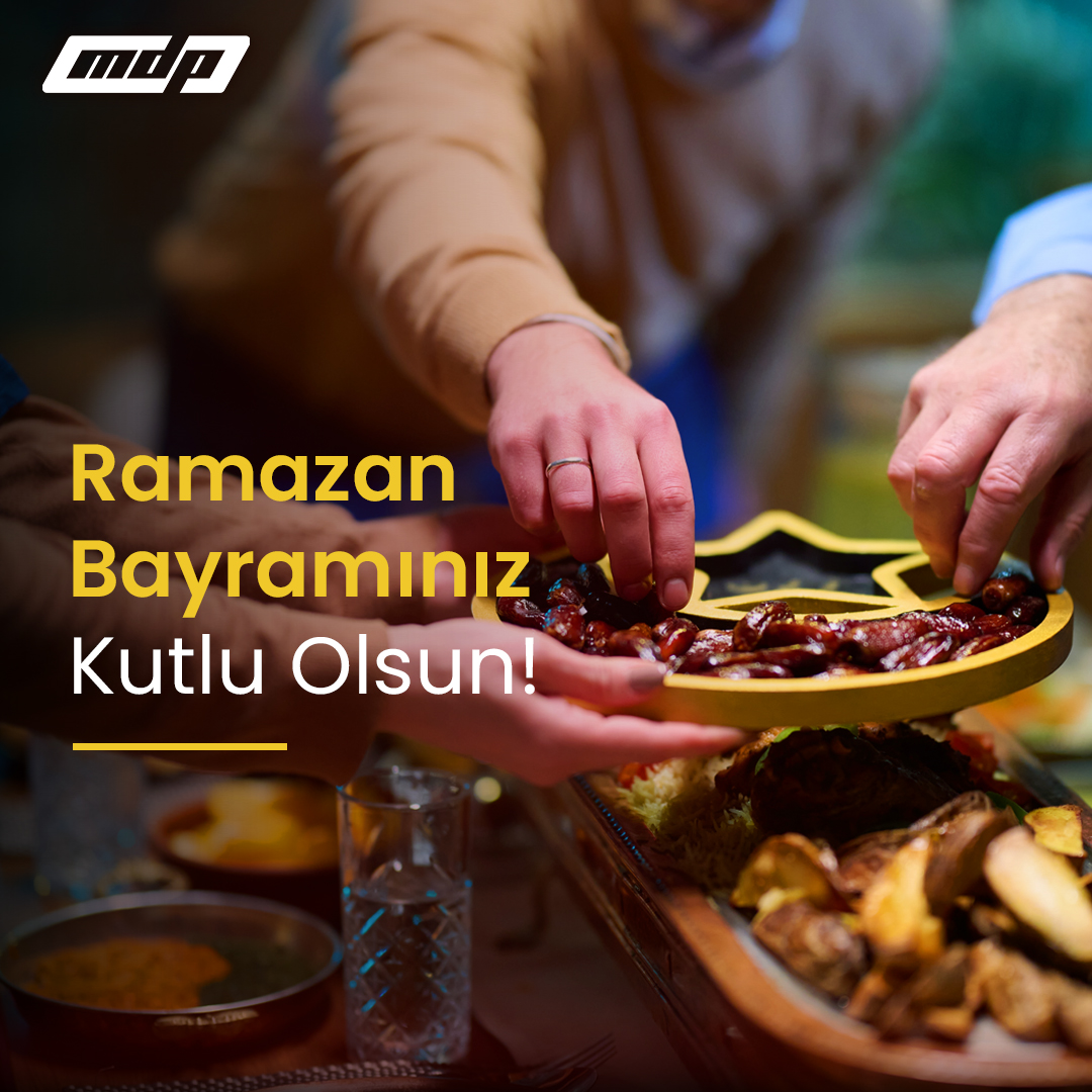 Tüm ekibimizin ve değerli iş ortaklarımızın Ramazan Bayramı'nı en içten dileklerimizle kutlar, sağlık, mutluluk ve başarı dolu bir bayram geçirmenizi temenni ederiz.
