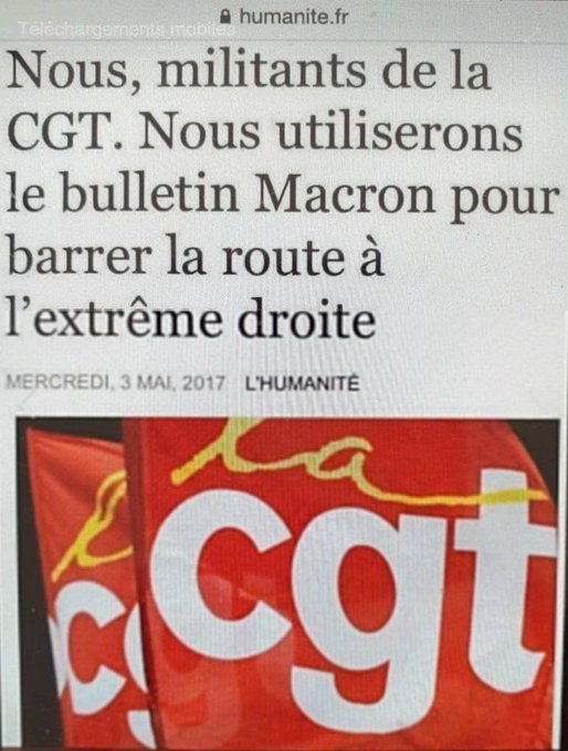 @SparfelT @gilacor Vous avez raison ... 'les syndicats font de la politique depuis le début.'