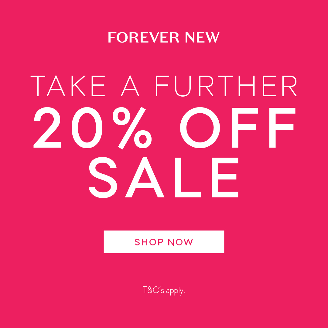 SandtonCity's tweet photo. Elevate your wardrobe with an extra 20% off sale at @forevernew_sa
T&Cs apply.
#IconicSandton #ForeverNew https://t.co/MxOiA99dsz