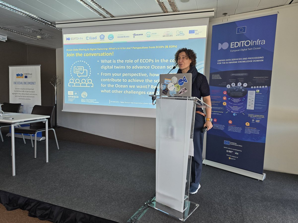 And that's a wrap! Our great host Julia Vera took good notes from all the excellent feedback from #ECOPS on #DigitalTwinOcean and we will now prepare a public report on this insightful #DTO4ECOPS event at the UN #OceanDecadeConference. Stay tuned!