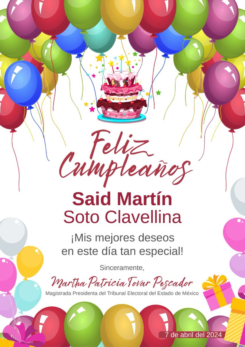 Muchas felicidades!