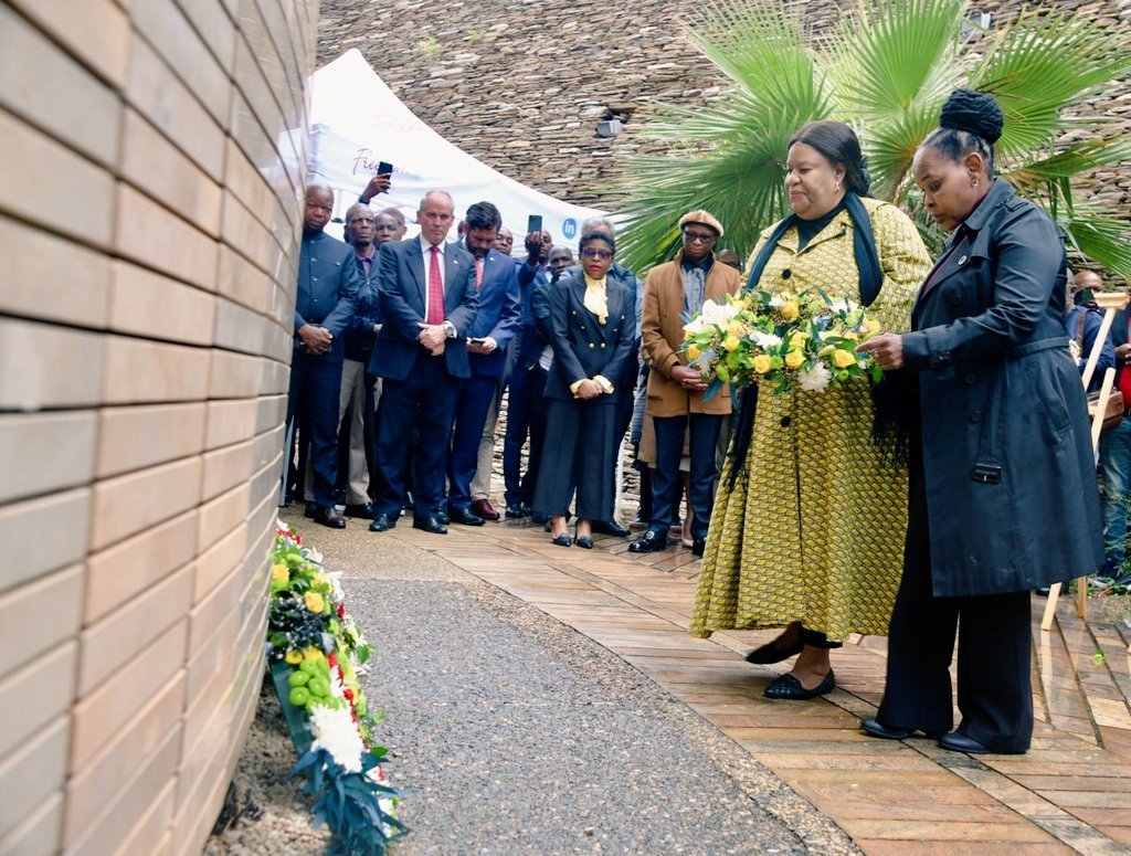 Today we lay the wreaths at Freedom Park, Tshwane as part of the launch of Freedom Month campaign