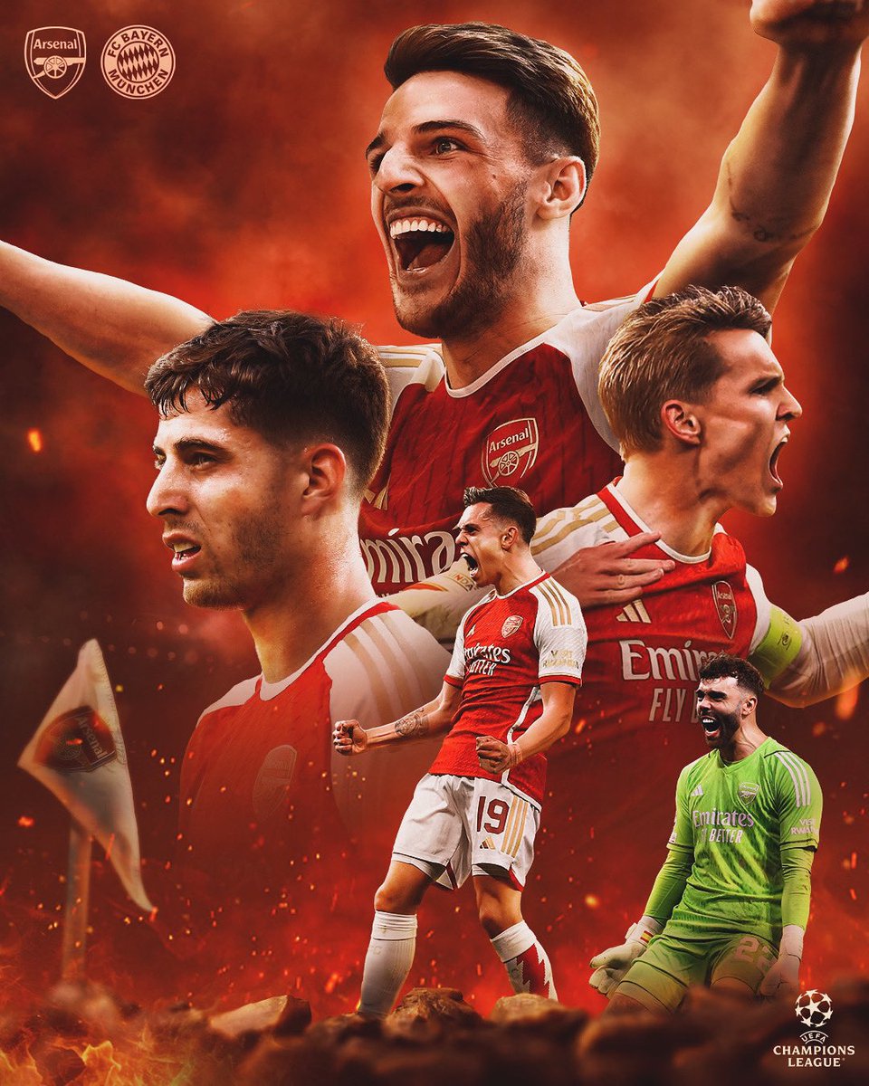 now_arsenaI's tweet photo. Arsenal are playing in a UEFA Champions League quarter-final tonight for the first time in 14 years.

The whole of the Emirates Stadium is going to be filled with 60,000 Arsenal fans.

The scene couldn’t be set any better.

It’s been way too long. Together, Gooners. ❤️ https://t.co/iKMiqBWaSR