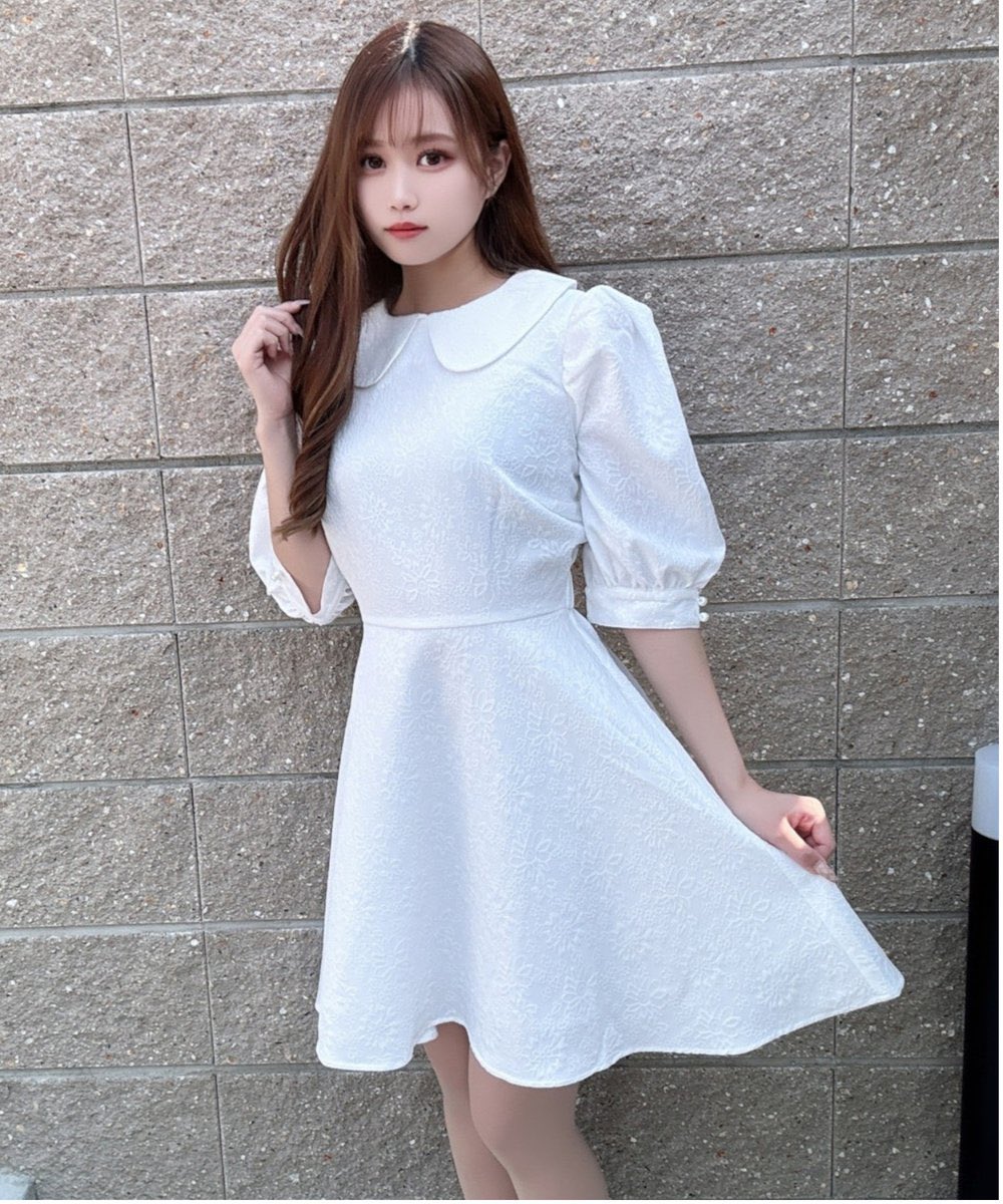 swankiss ワンピース Swankiss（スワンキス）の「TC furfur flower O/P（ワンピース