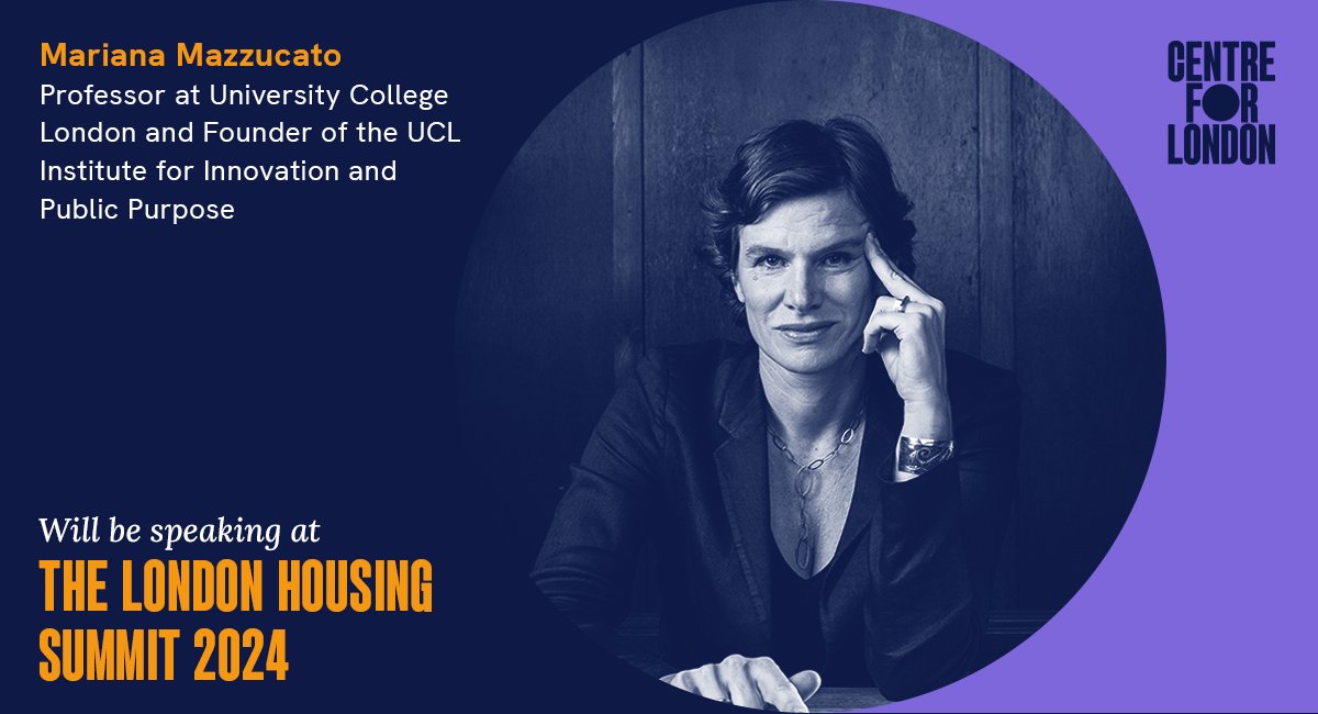 🚨 ICYMI: @MazzucatoM will be giving a keynote speech at our upcoming Housing Summit on 5th June. Founder of @IIPP_UCL, her speech will form part of a wider participatory programme encouraging a mission-driven approach to housing policy. Sign up now: forms.office.com/Pages/Response…
