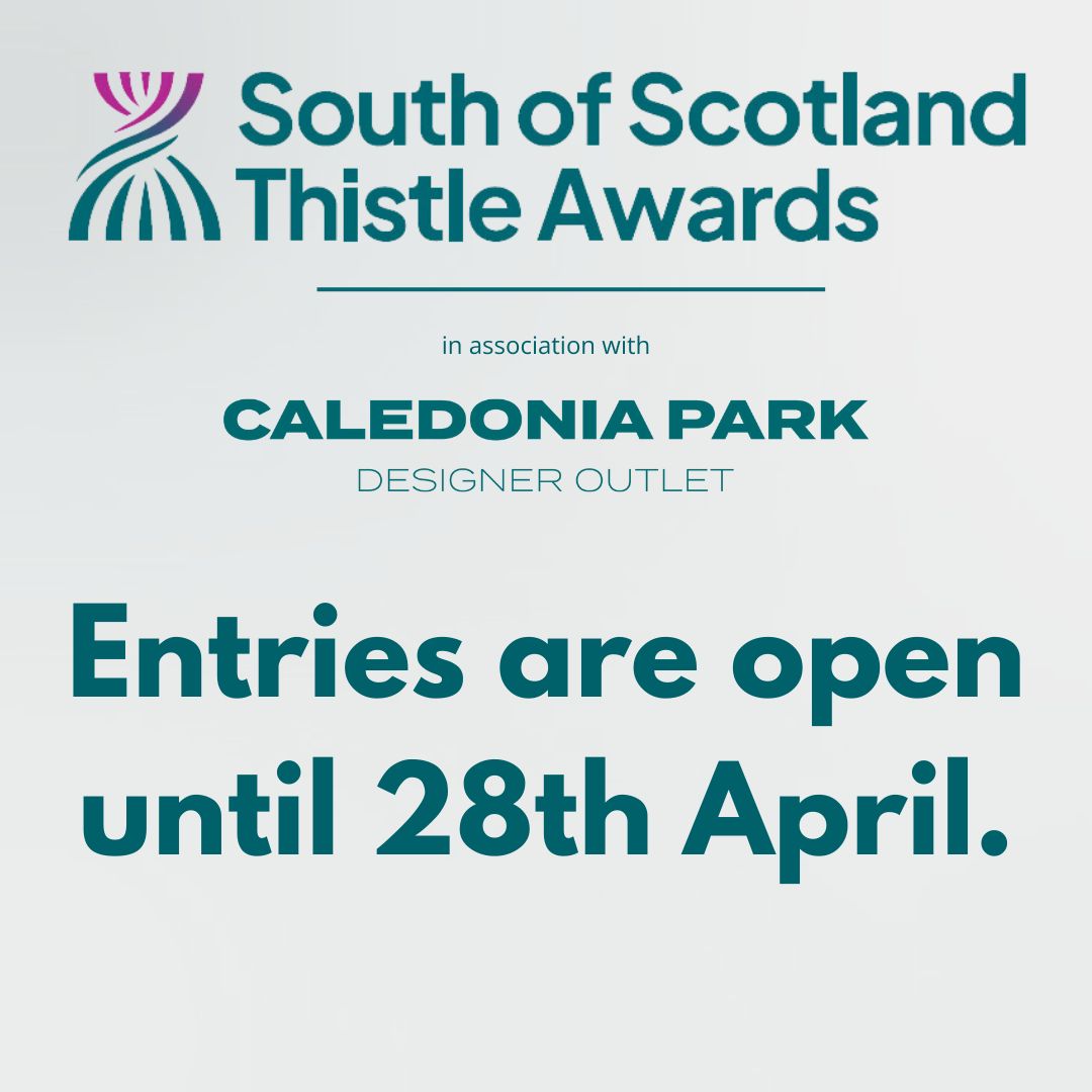 There is still time to enter the South of Scotland Thistle Awards 🤩 ‼️Entries close on 28 April! For more information about this year's Thistles and to enter ⬇️ ssdalliance.com/thistles/enter… #SuccessStartsHere #ScotlandStartsHere @SScotDAlliance @VisitScotNews