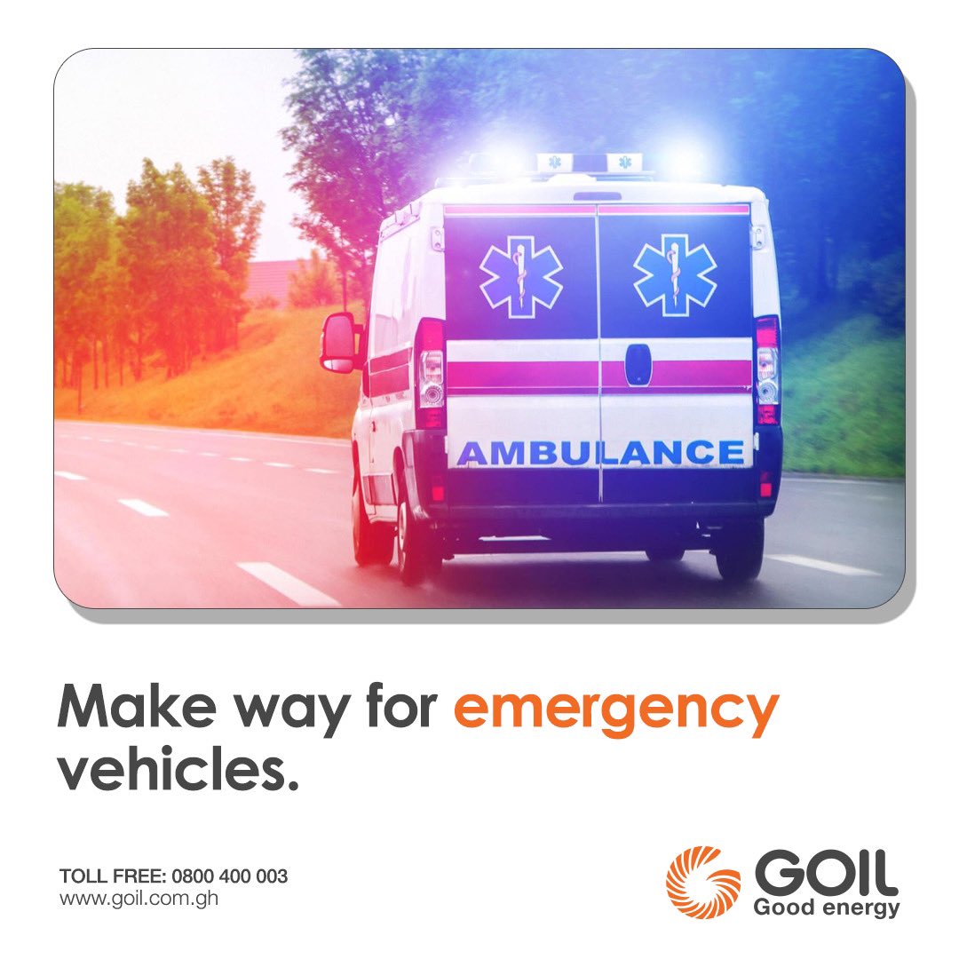 Your quick action could be someone's lifeline. When you hear sirens, stay calm, pull over, and give way to emergency vehicles. It's a small gesture that makes a big impact. #SafetyFirst #GOIL #Goodenergy