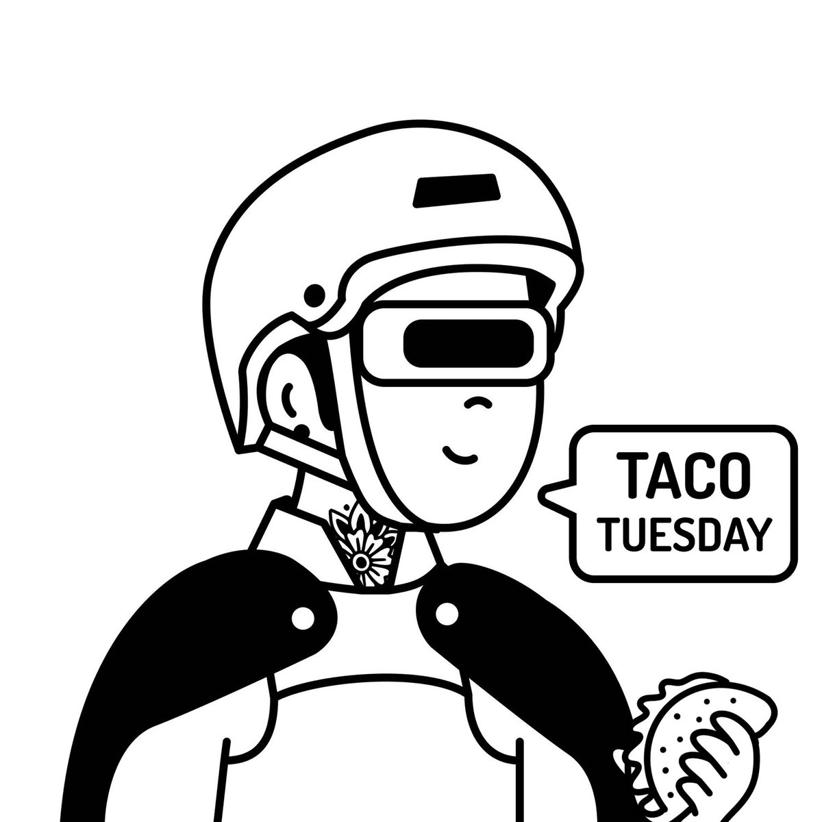 GM #NFTcommunity Happy Taco Tuesday 🌮😍 Owned by @HelloRyanHolmes #tacotuesday #polygonnfts