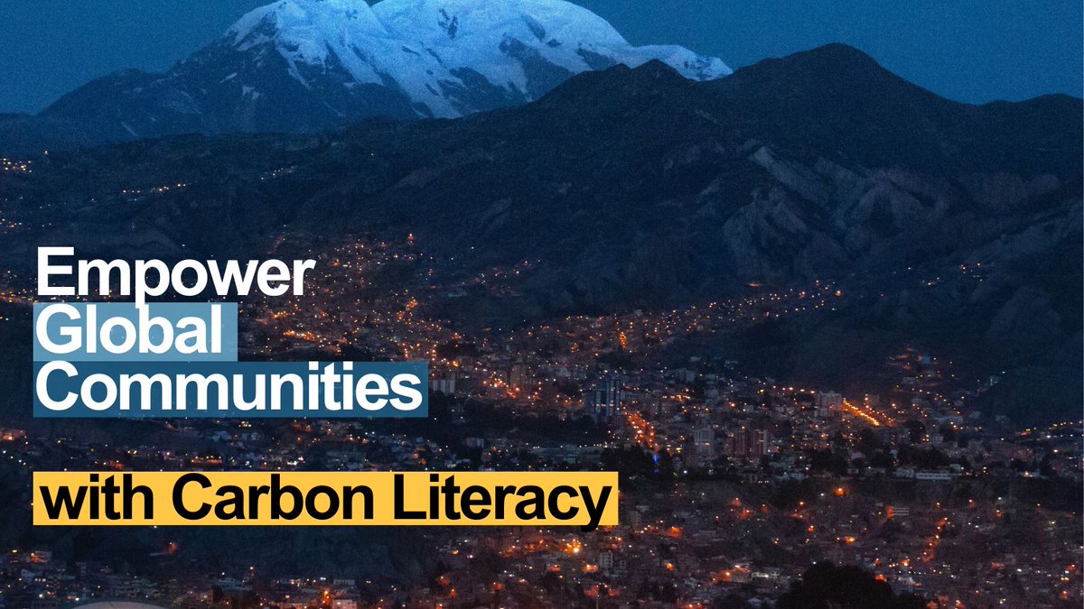 This April we’re taking part in the #GreenMatchFund to raise funds that will provide more access to #CarbonLiteracy in Global South communities.

Climate education can be used to tackle inequalities, empowering more individuals to understand climate impacts + solutions. 💡

🧵👇