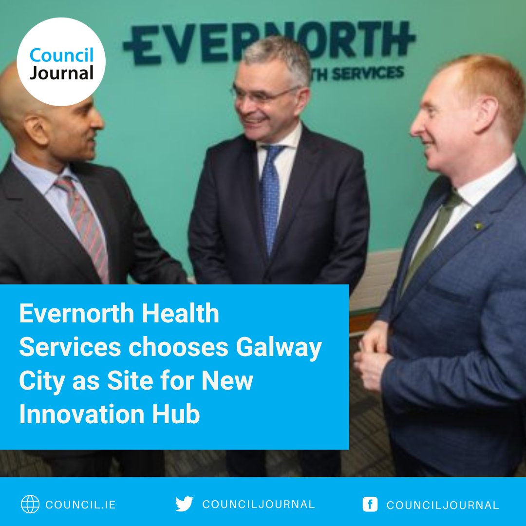 Evernorth Health Services chooses Galway City as Site for New Innovation Hub Read more: council.ie/evernorth-heal… #Galwaycity #Health #Innovationhub #IDAIreland