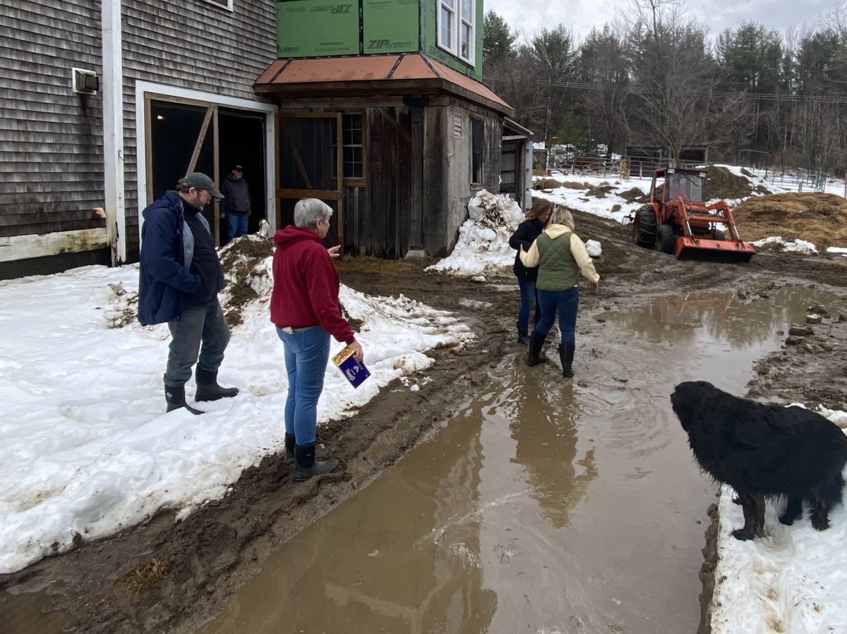sean_wmur's tweet image. Welcome to shooting @NHChronicle in mud season. @ErinWMUR donned the tall boots for our shoot in Meredith this week. #mudseason