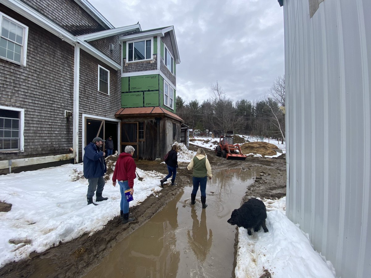 sean_wmur's tweet image. Welcome to shooting @NHChronicle in mud season. @ErinWMUR donned the tall boots for our shoot in Meredith this week. #mudseason