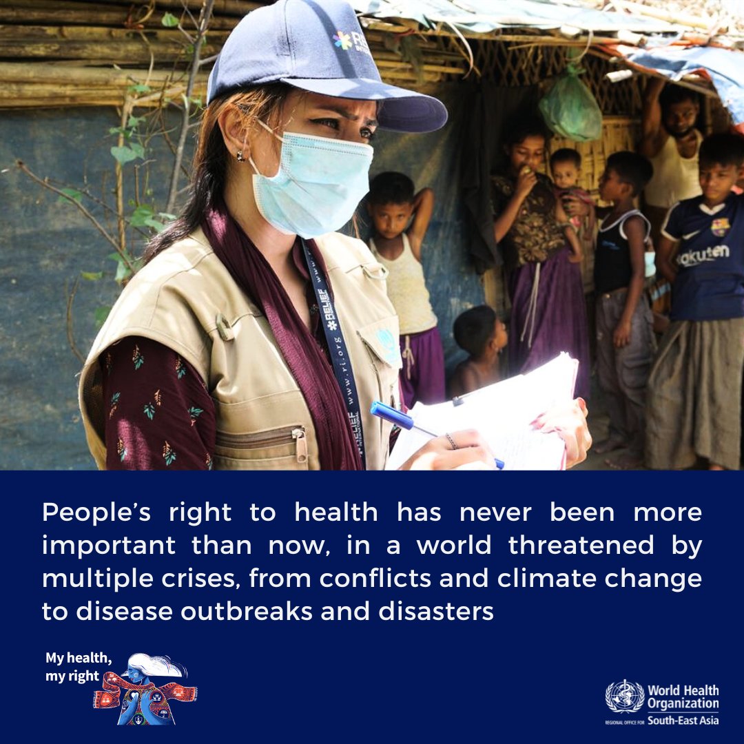 In a 🌏 threatened by multiple crises, people’s right to health has become more important than ever. #WorldHealthDay