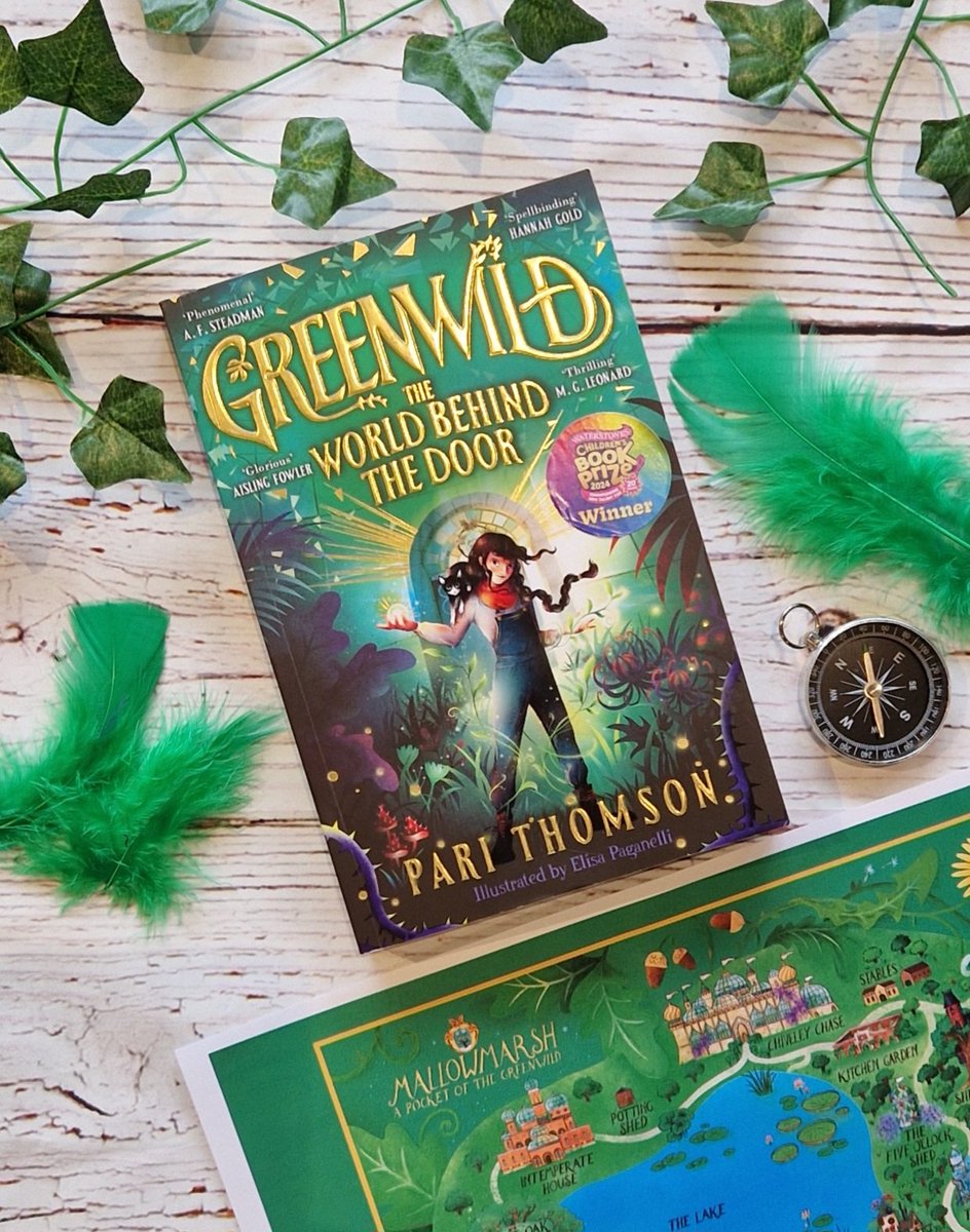 Our children's book of the month is this thrilling immersive fantasy, Greenwild: The World Behind the Door by Pari Thomson. A boarding-school runaway, a botanical genius, and a seriously feisty cat who join forces to protect an enchant paradise from dark magic 🌿✨️🦜🧭🍃