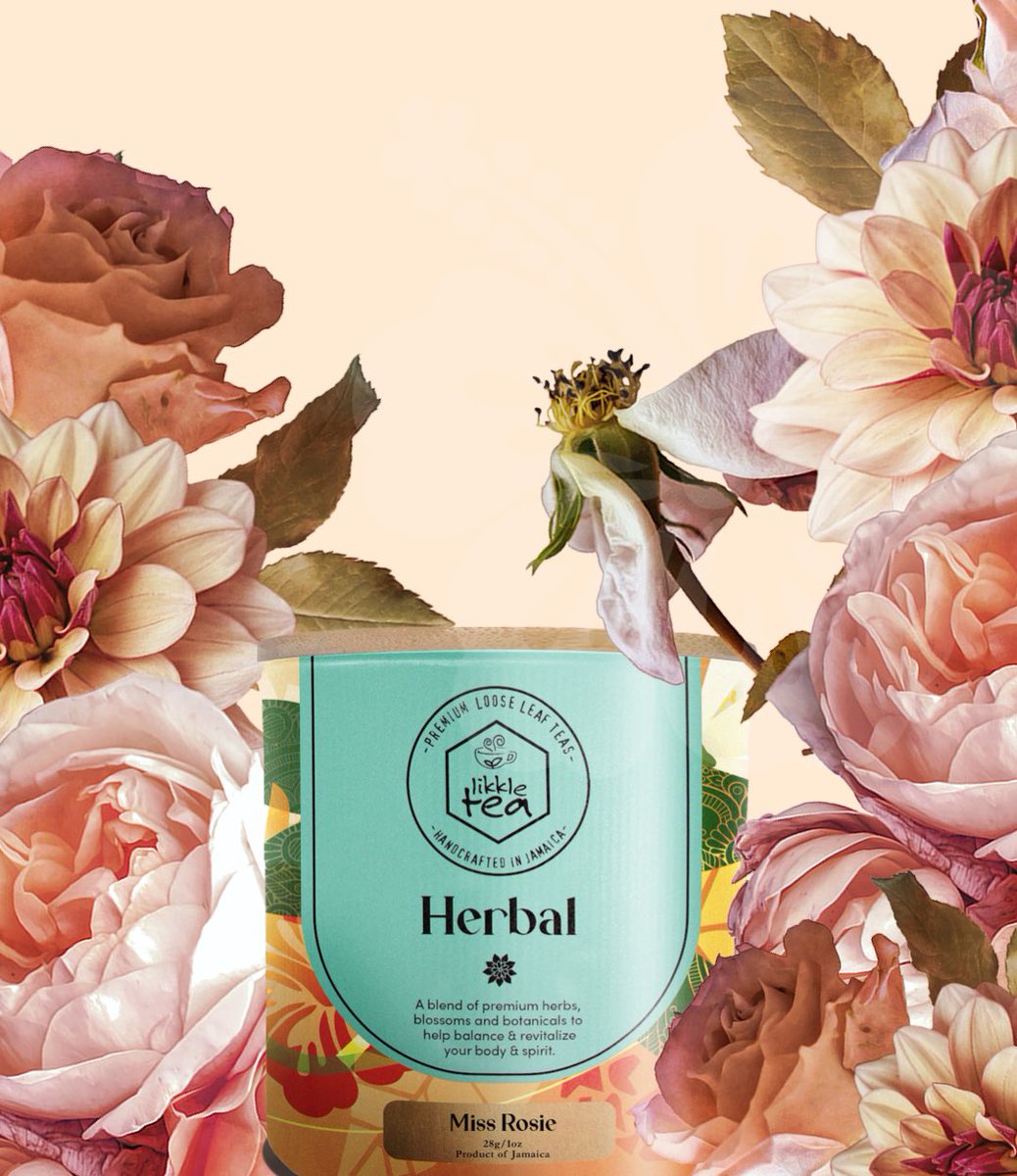 Our favourite spring tea in bloom. Shop Miss Rosie online at likkletea.com or at DUFRY (Duty Free) in MBJ Airports.