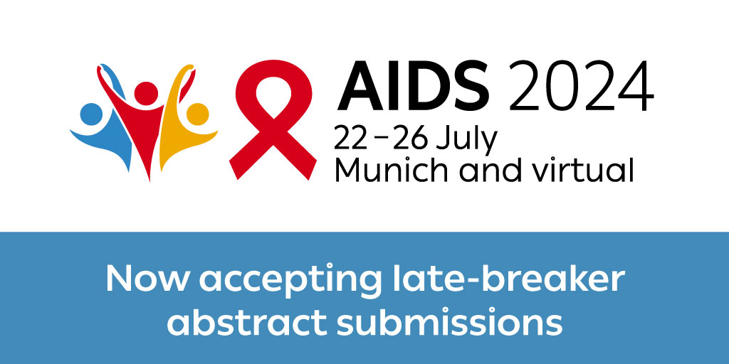 The @AIDS_conference Late-Breaker Abstract submission is now open! A few late-breaking abstracts will be accepted for oral or poster presentations. Learn about the selection criteria and apply! Submissions close on May 2nd. aids2024.org/abstracts