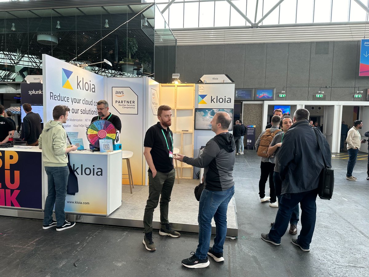 Kloia at the AWS Summit in Amsterdam. 🚀🚀 We are eagerly looking forward to hosting you at our booth! 🎡🎁💰 

📍Booth Location: S8

#aws #kloia #awssummitamsterdam #awspartners #gifts #lottery #spinthewheel @awscloud @aws_partners