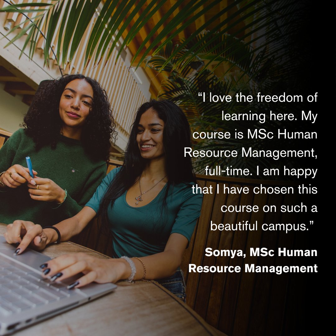 We asked our students, what do you love about studying at EBS? For Somya, it's the freedom of her course and of course, the beauty of the campus.🌳 Find out more about Msc HRM: brnw.ch/21wIDHy #HumanResources #PostgraduateStudy #Postgraduate #HRM