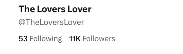 The Lovers Lover tweet media